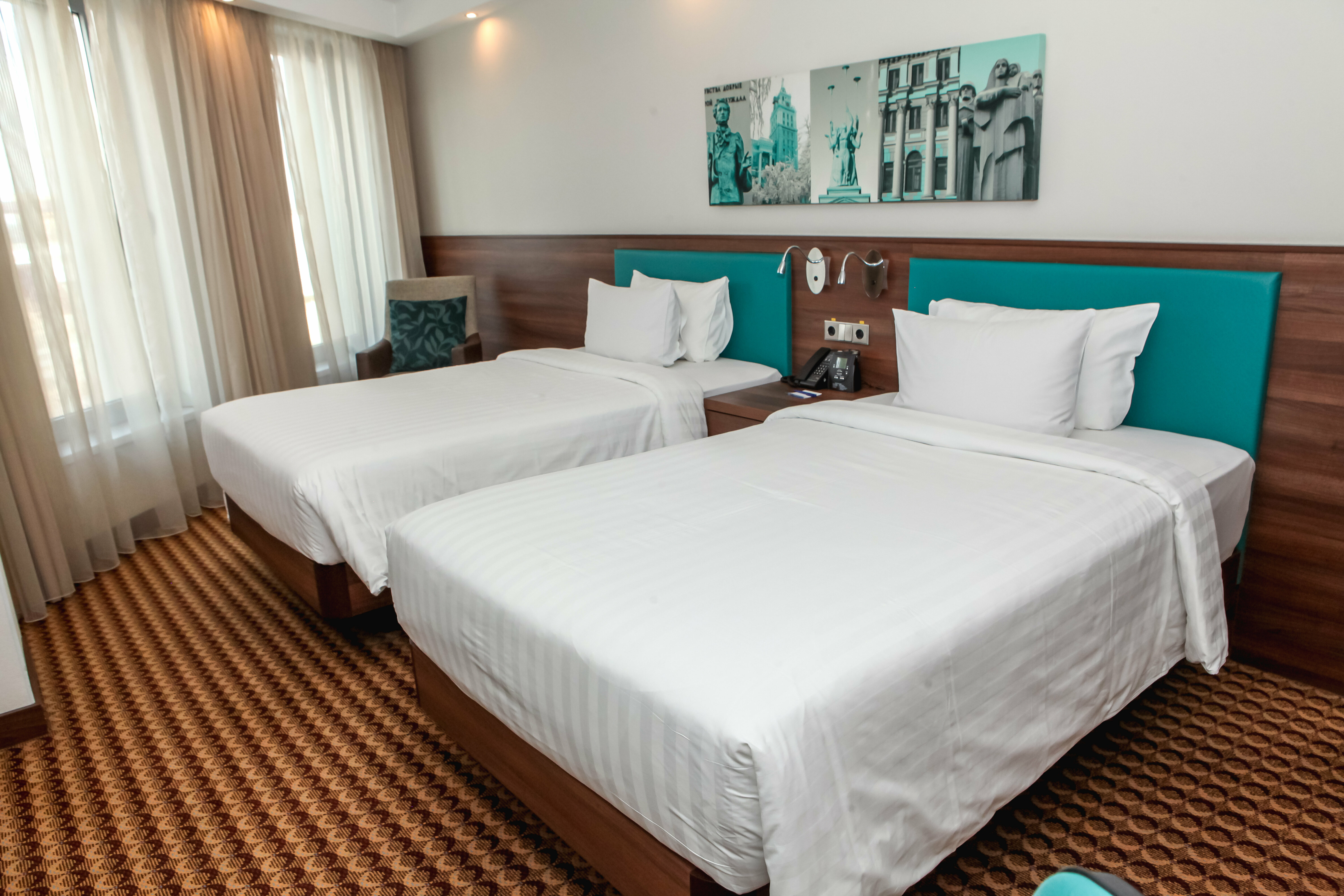 Двухместный номер с 2 отдельными кроватями