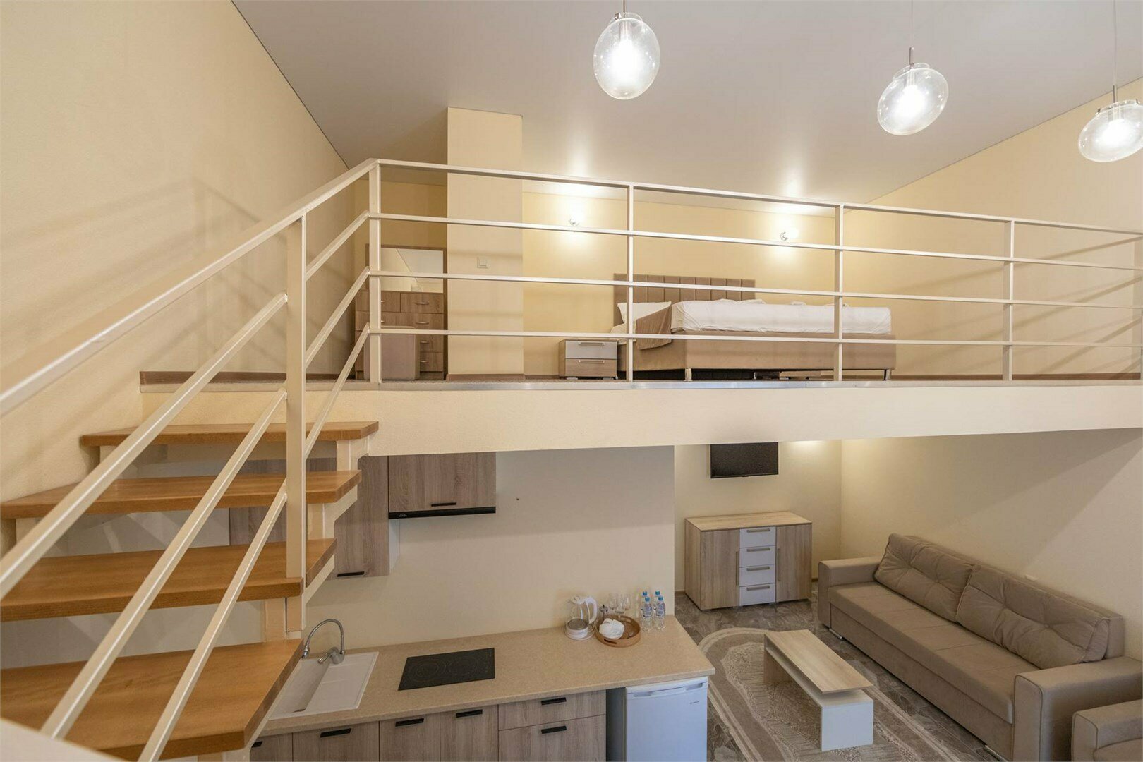 Двухуровневые апартаменты