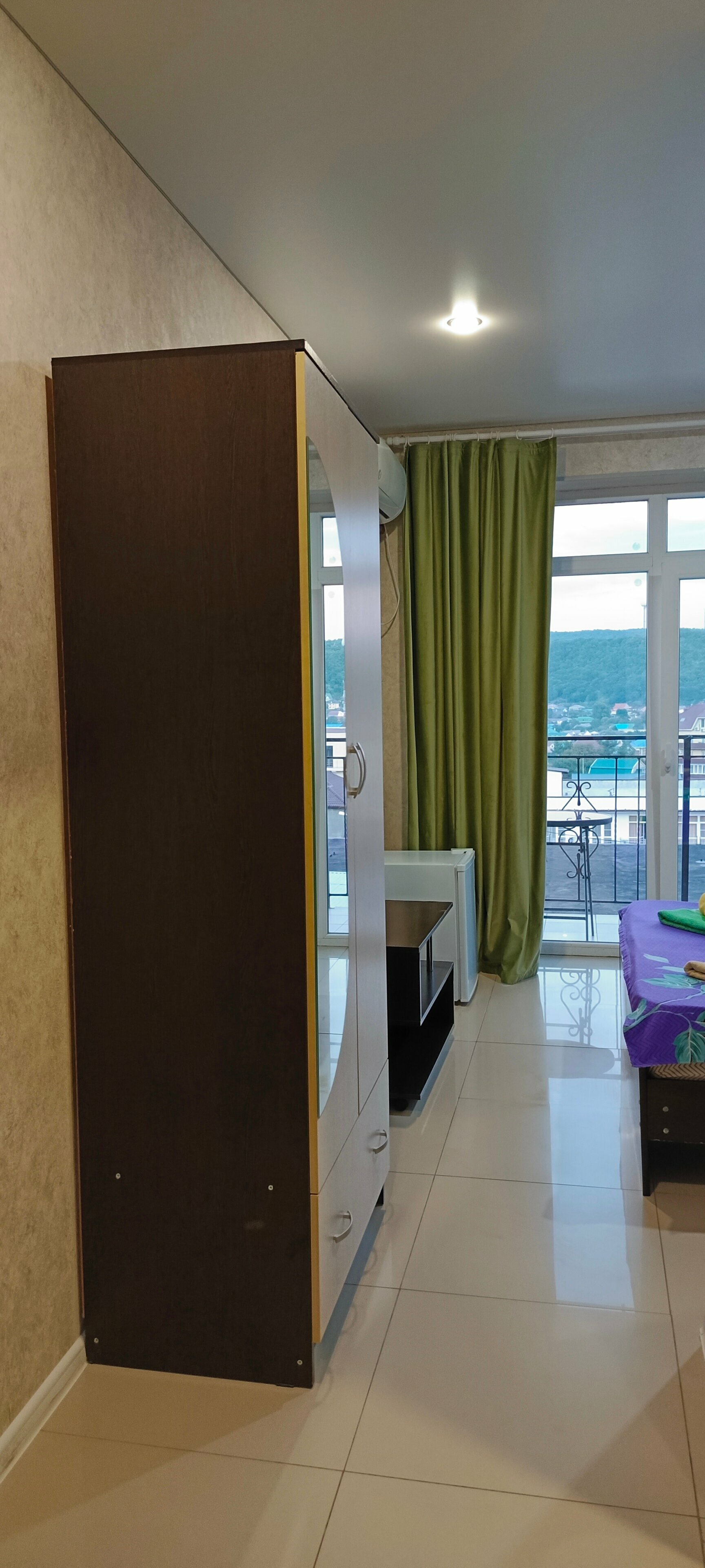 Двухместный номер с 1 кроватью и балконом