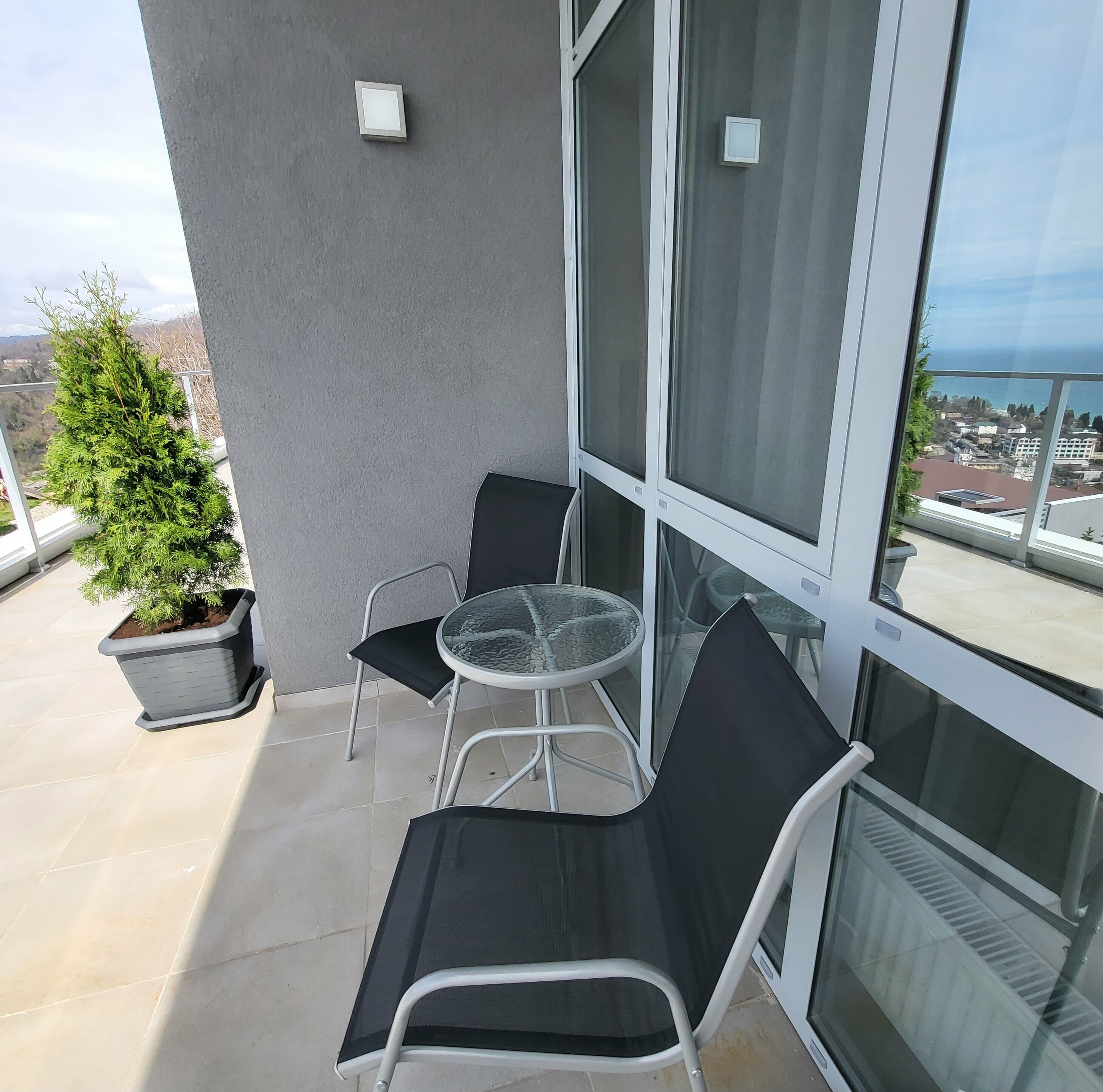 Двухместный номер с 2 отдельными кроватями, вид на море