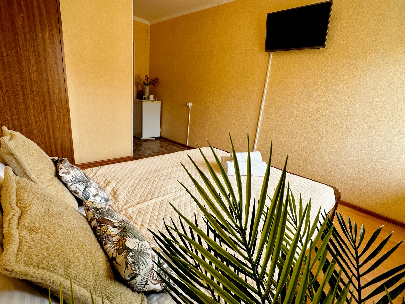 Двухместный номер с 1 кроватью и балконом