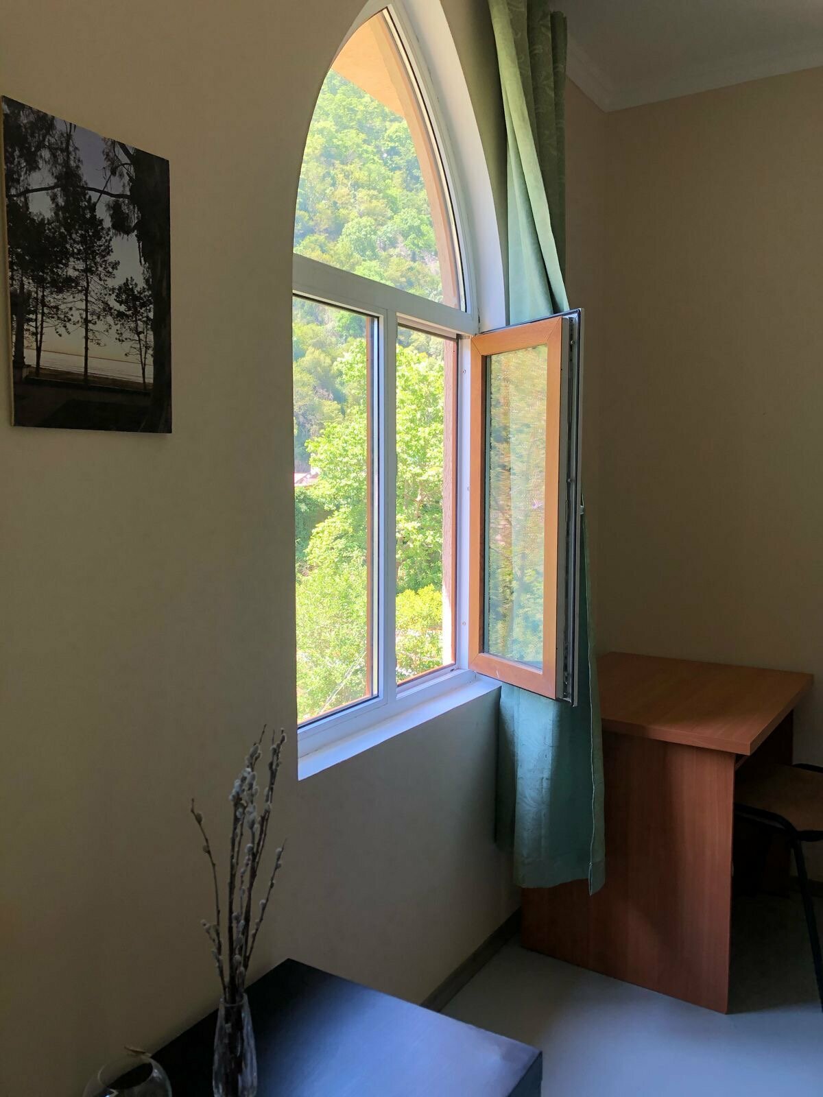 Двухместный номер с 1 кроватью или 2 отдельными кроватями, вид на горы