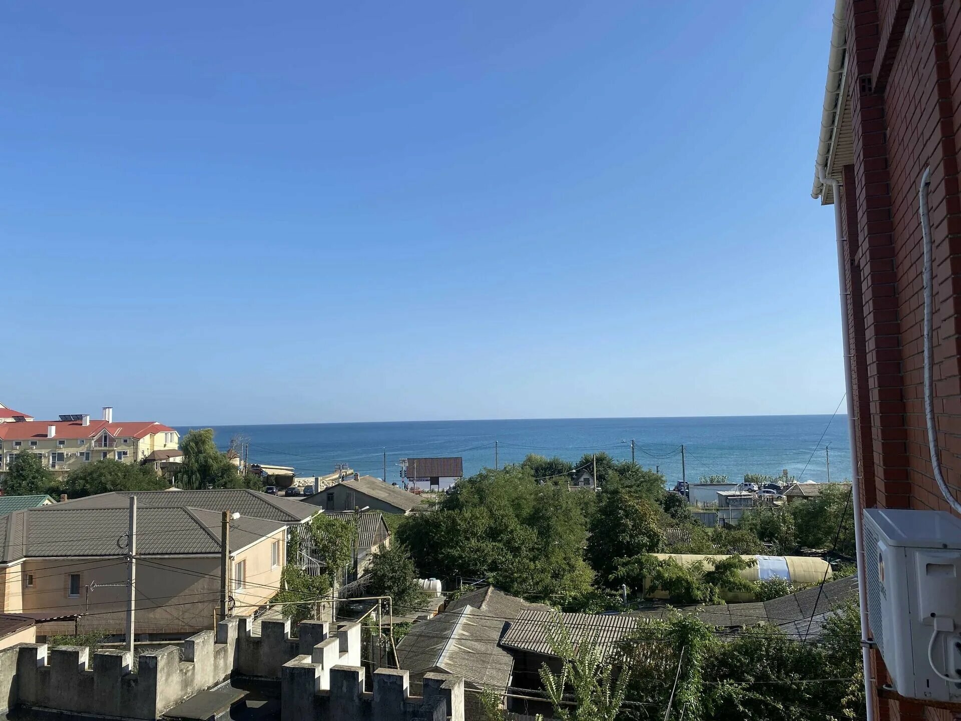 Двухместный номер Делюкс с 1 кроватью и балконом, вид на море