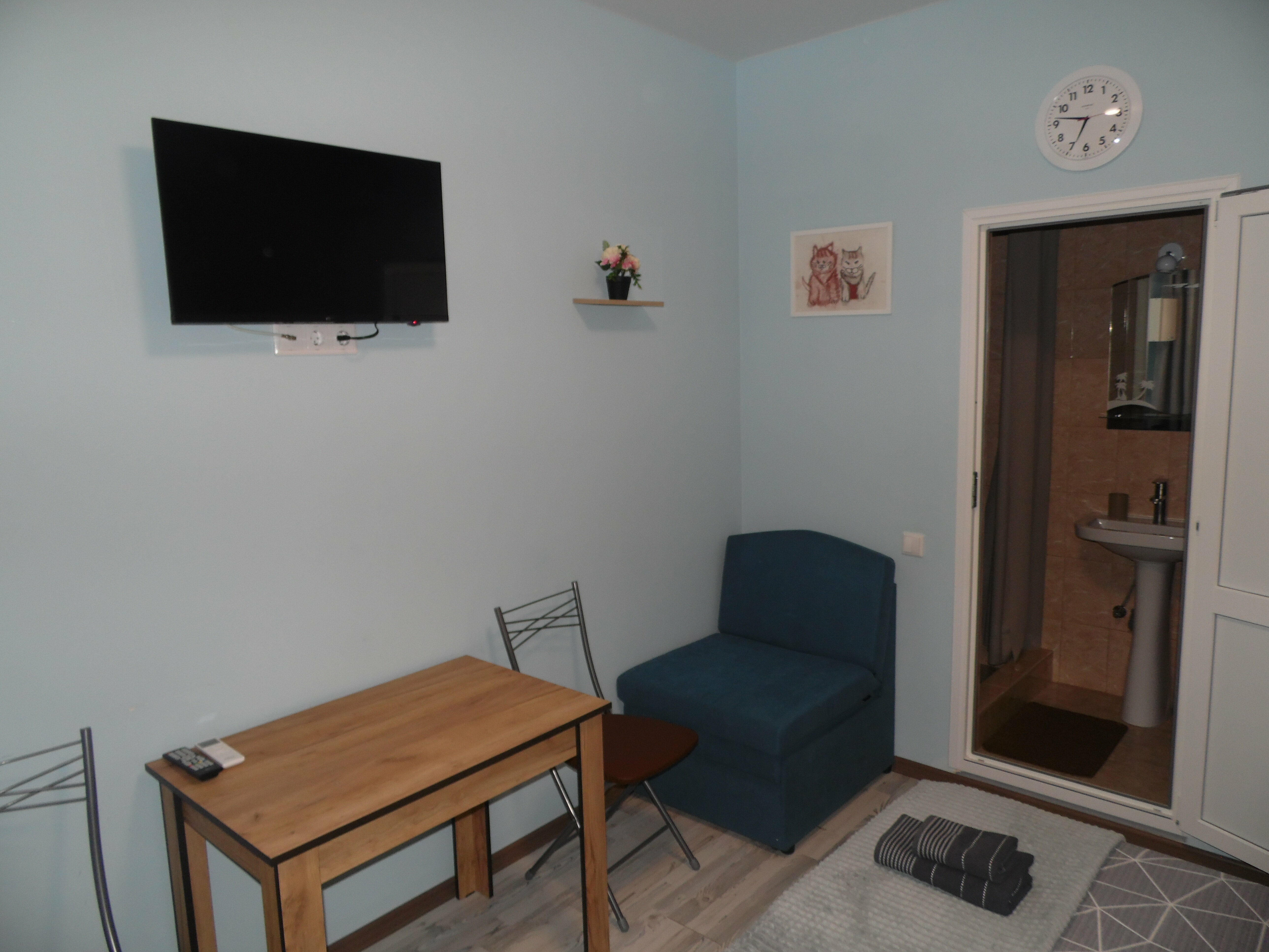 Двухместный номер с 1 кроватью и балконом