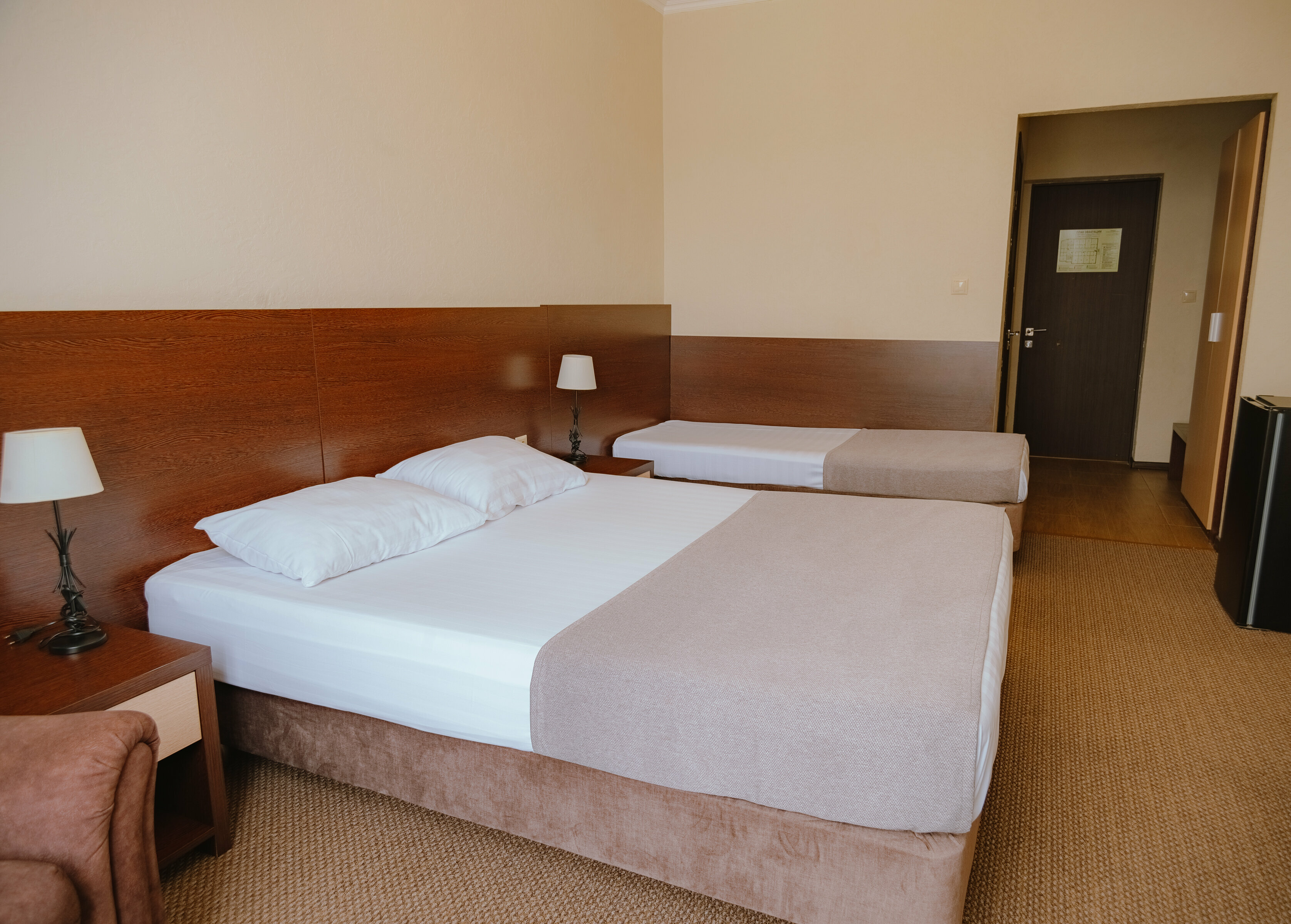 Двухместный номер с 1 кроватью или 2 отдельными кроватями, вид на город