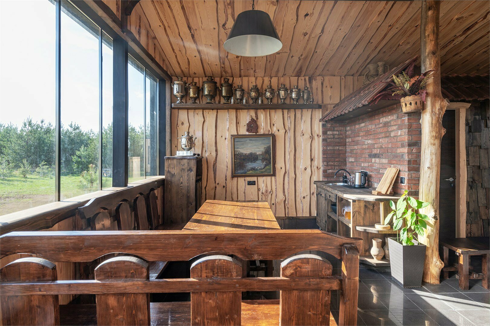 Баня на дровах с бассейном La Кум