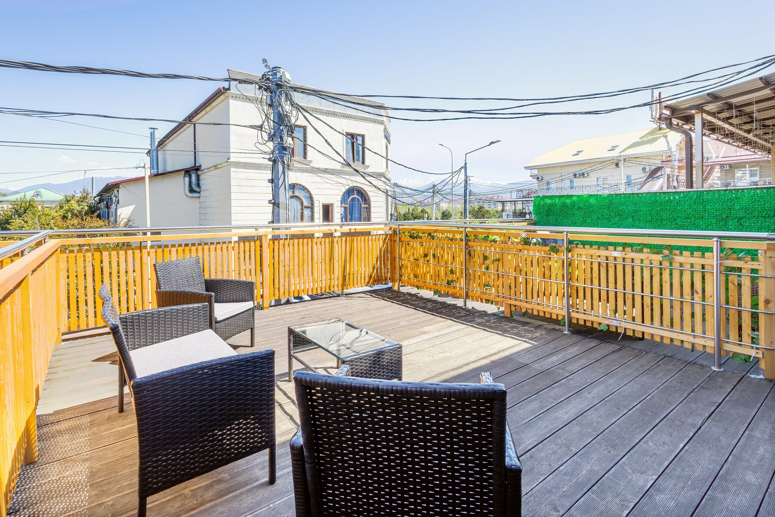 Трехместный Делюкс с собственной террасой