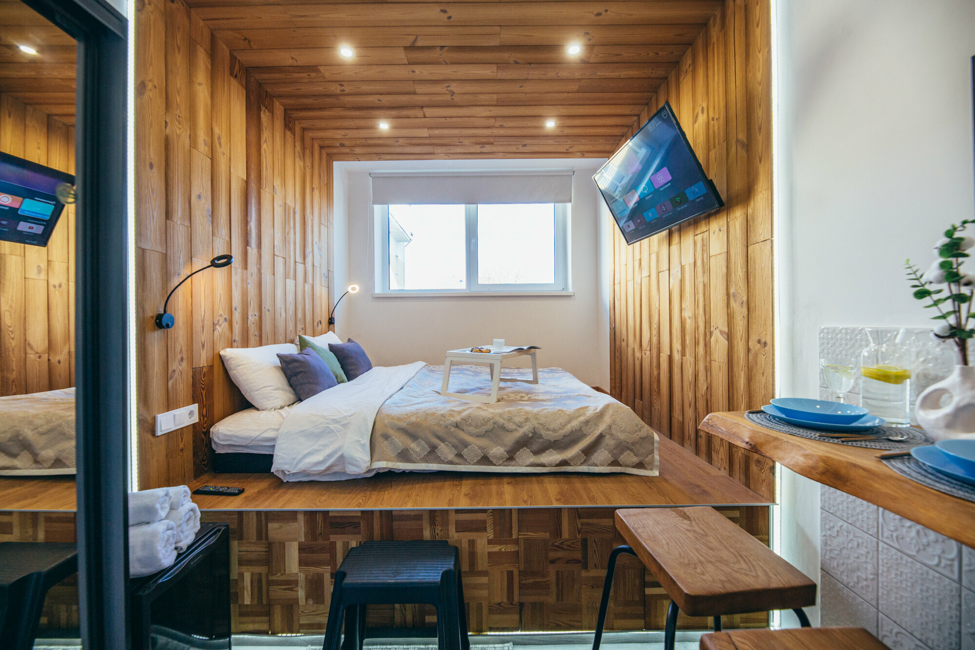 Мини-студия с выходом на террасу