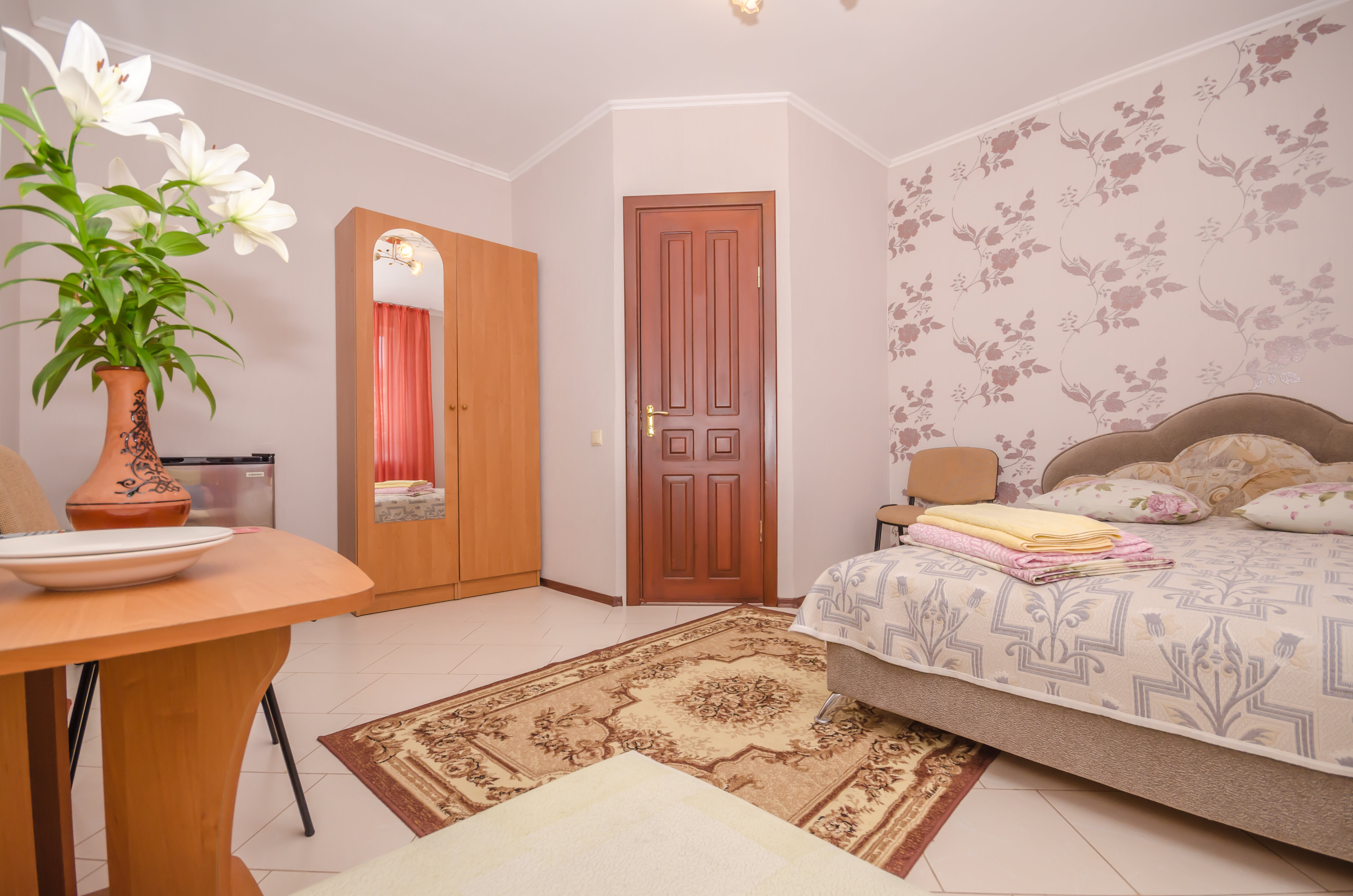 Двухместный Стандарт с двуспальной кроватью и дополнительным местом