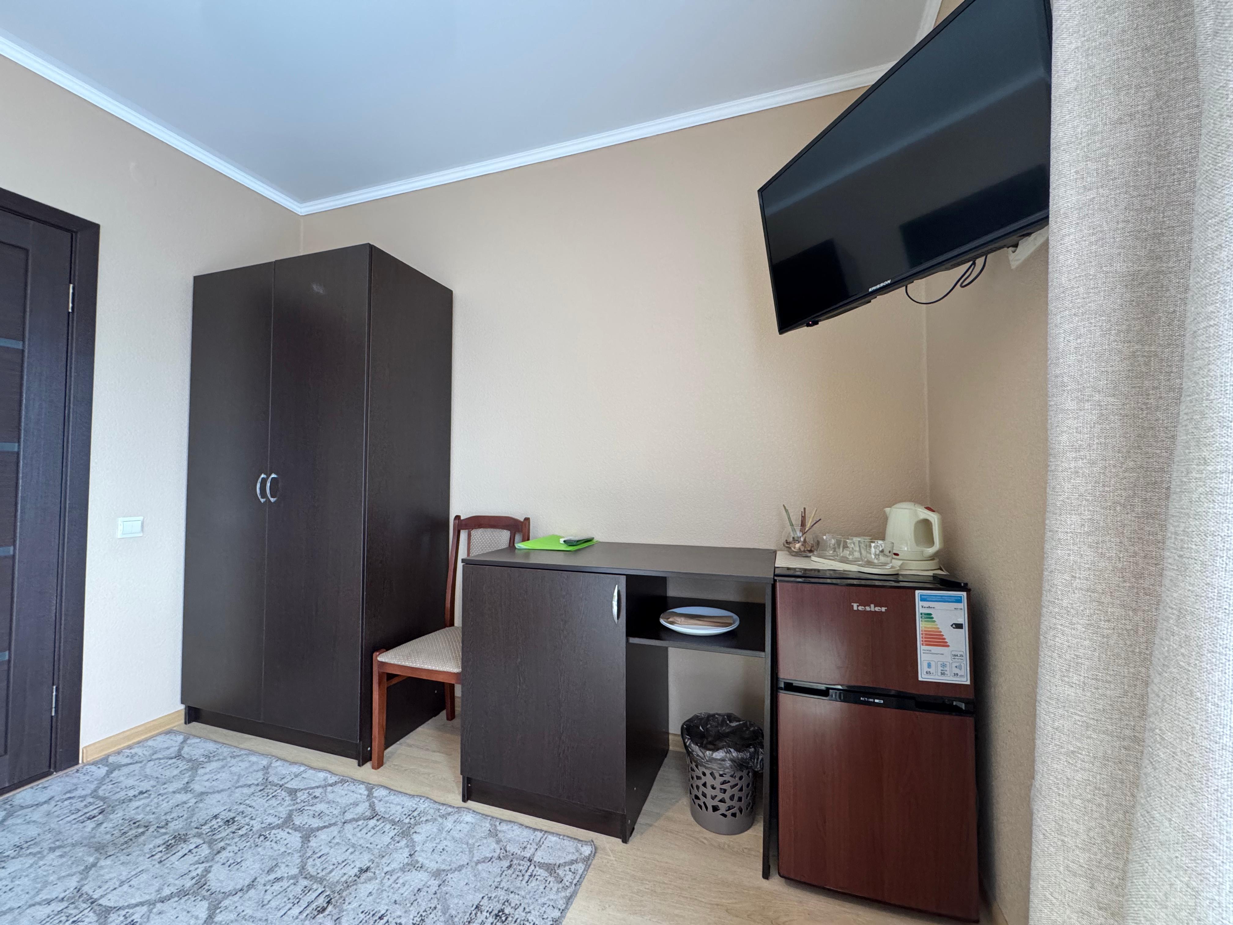 Трехместный с общим балконом