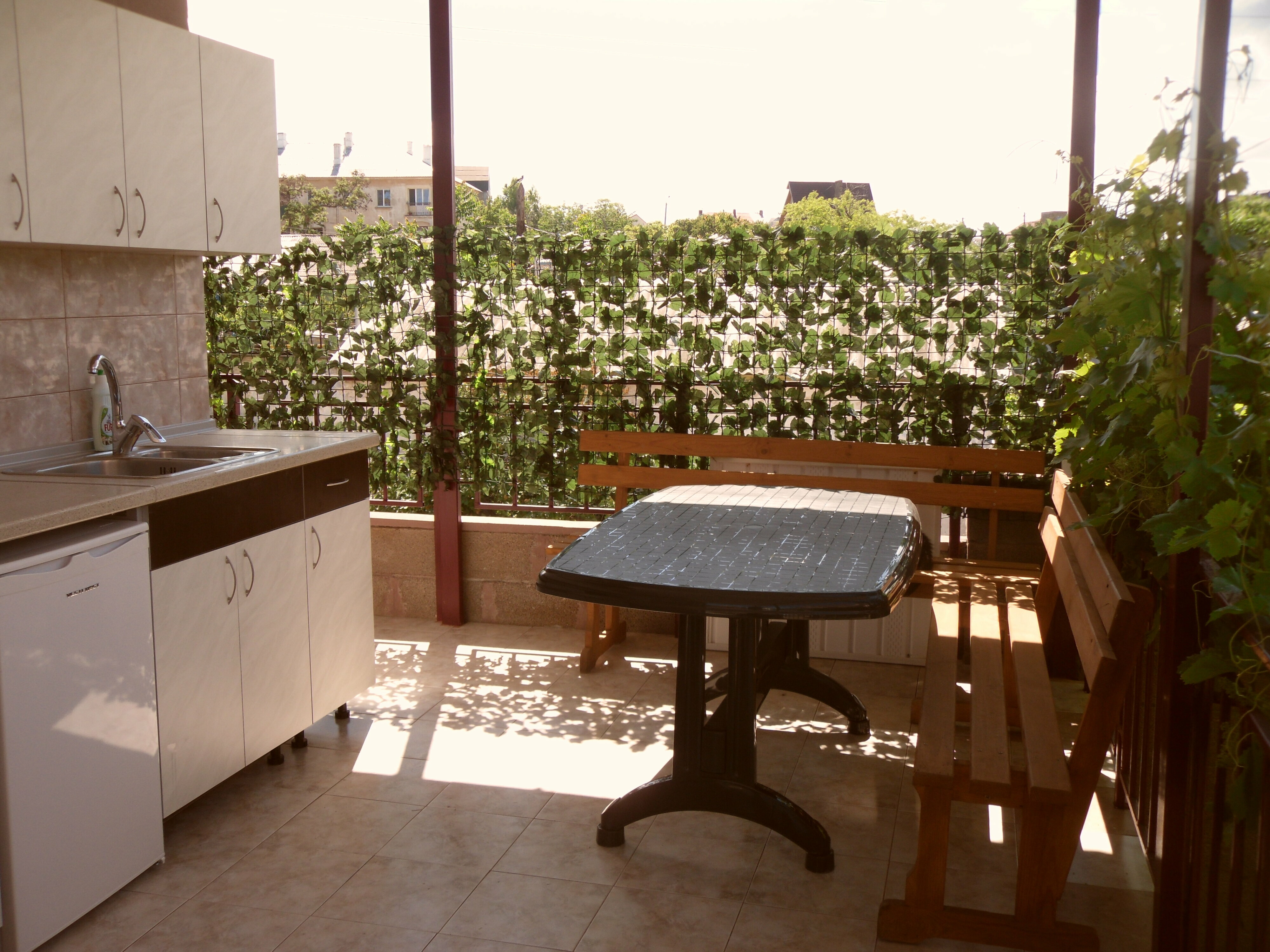 Двухместный номер с 1 кроватью и террасой