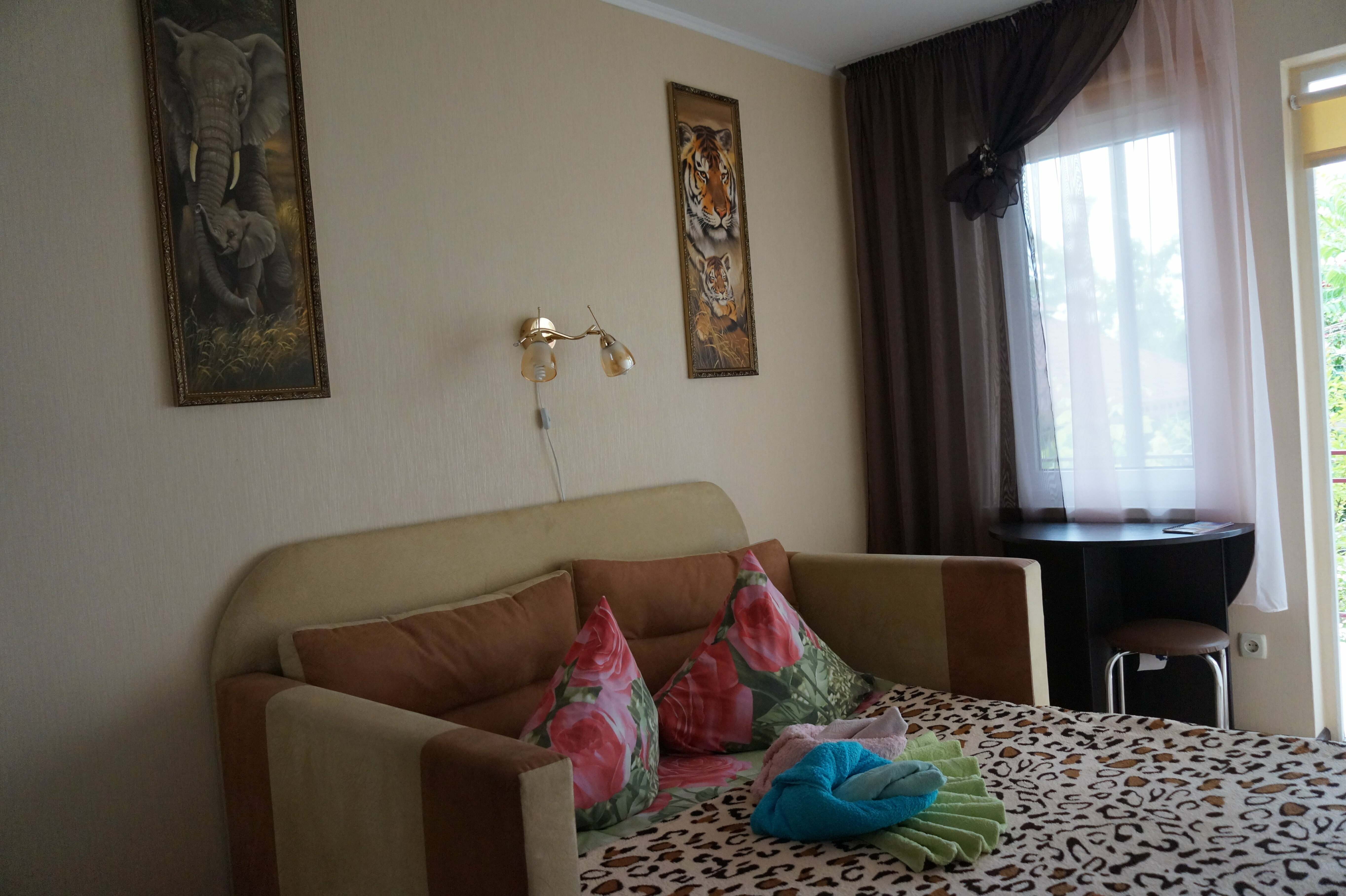 Двухместный номер с 1 кроватью и террасой