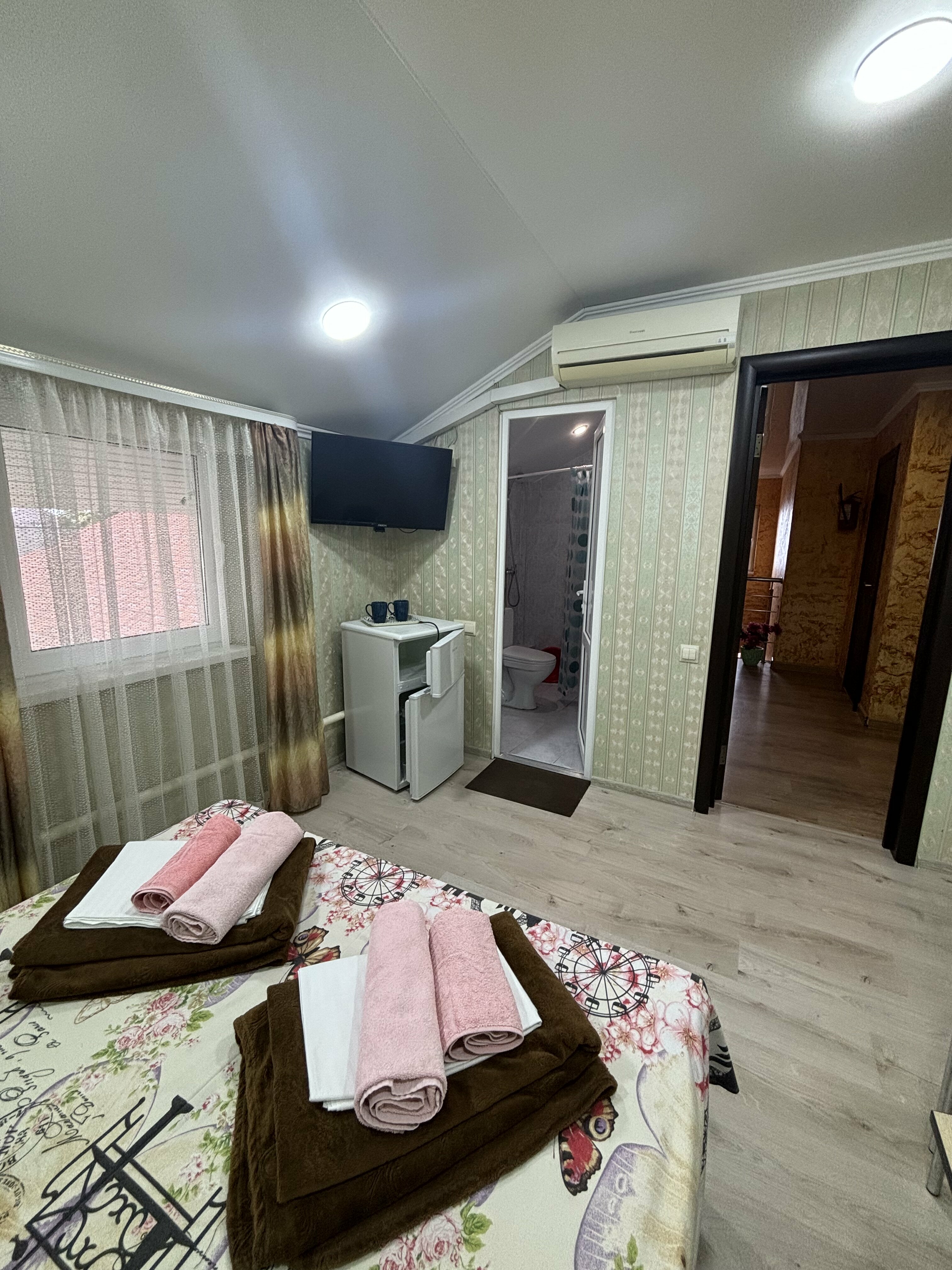 Двухместный номер с 1 кроватью и собственной ванной комнатой