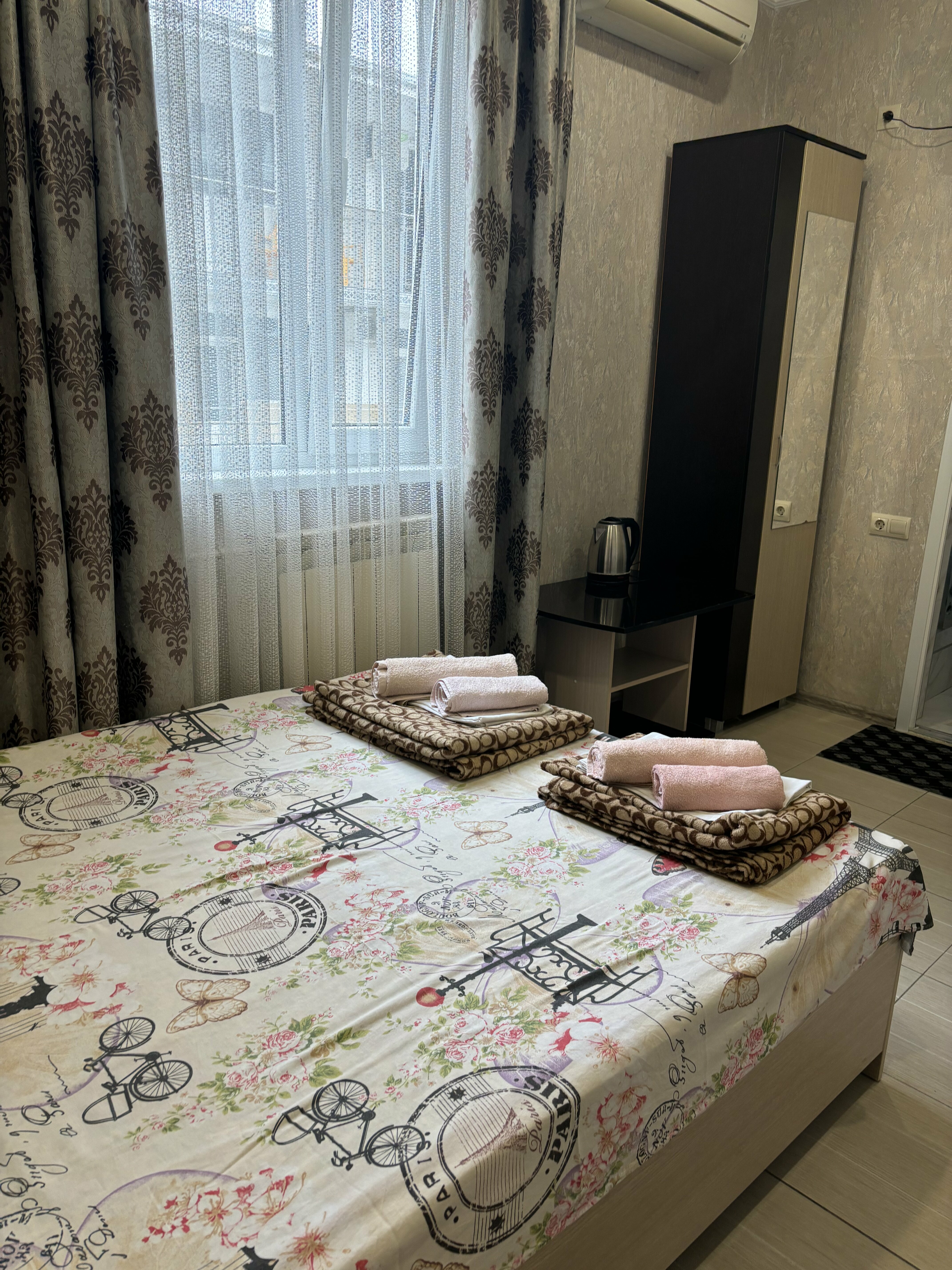 Двухместный номер с 1 кроватью и собственной ванной комнатой