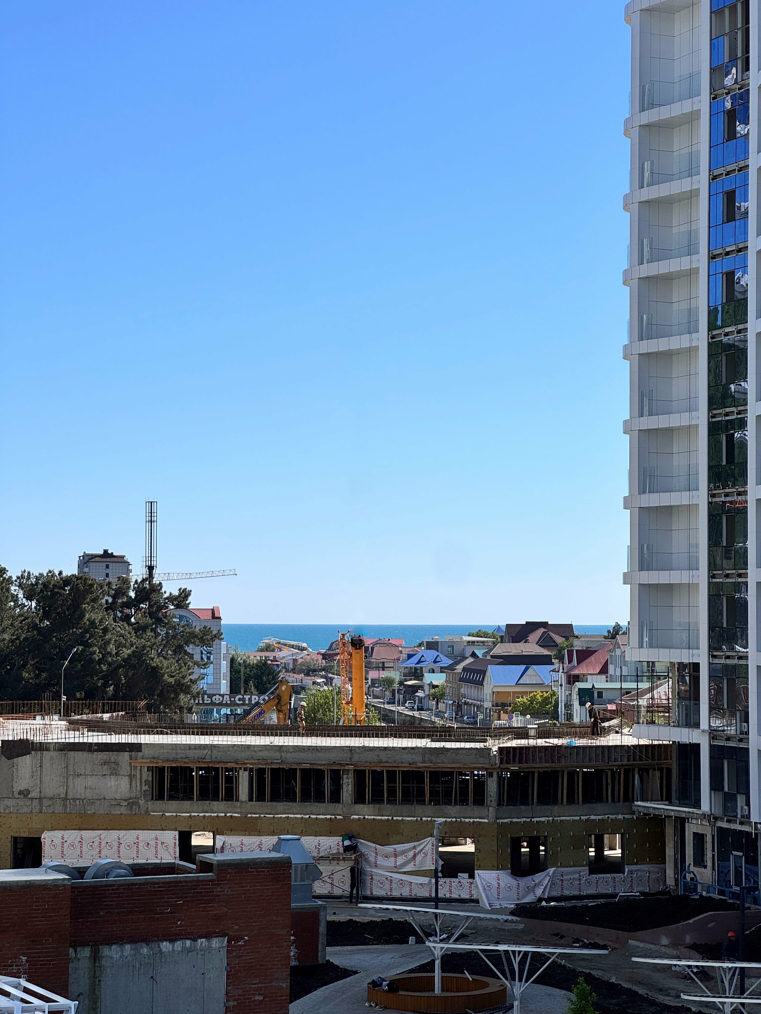 Студия с балконом в ЖК "Sun Hills Ольгинка" на 4 этаже (О89)