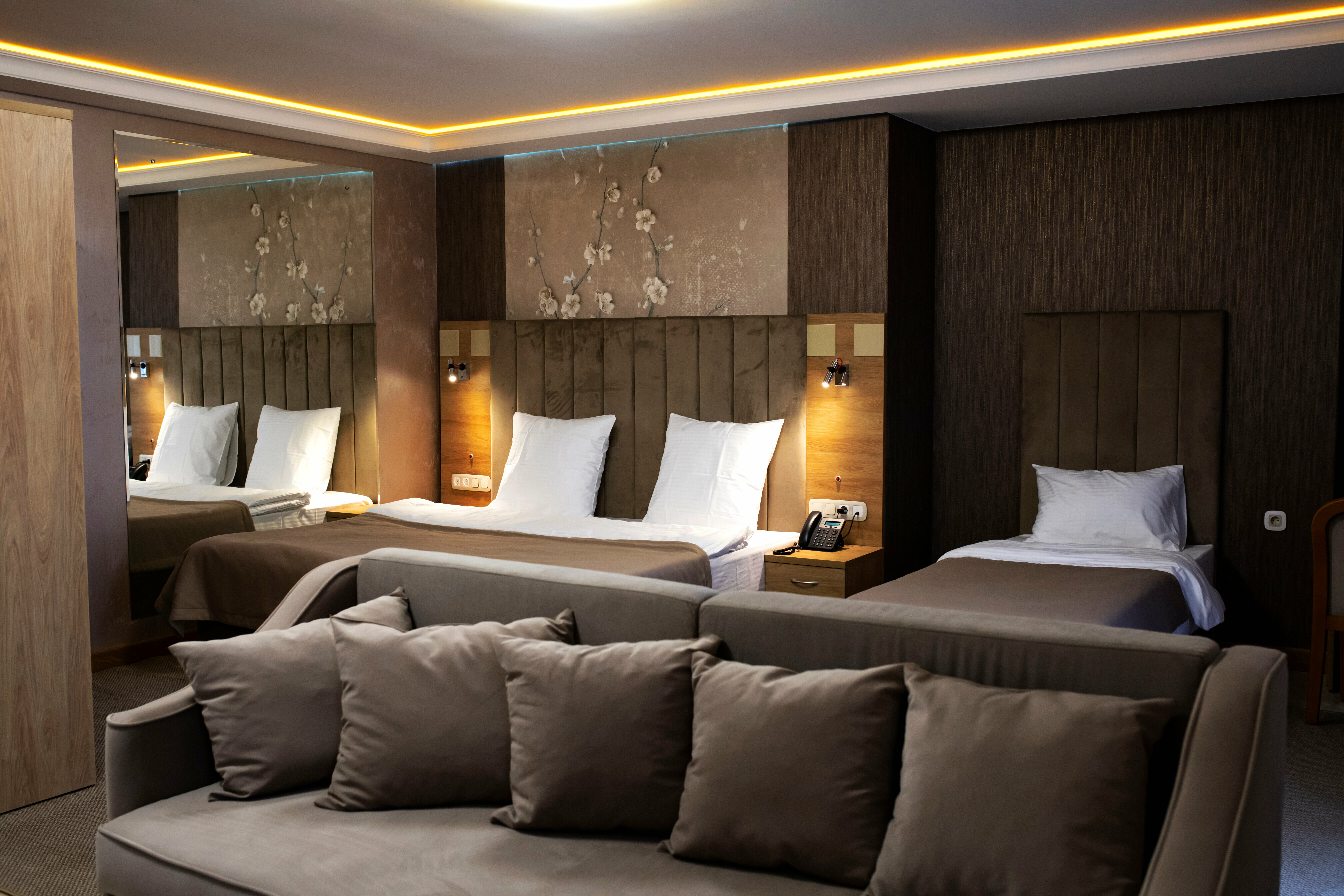 Трехместный номер с видом на море