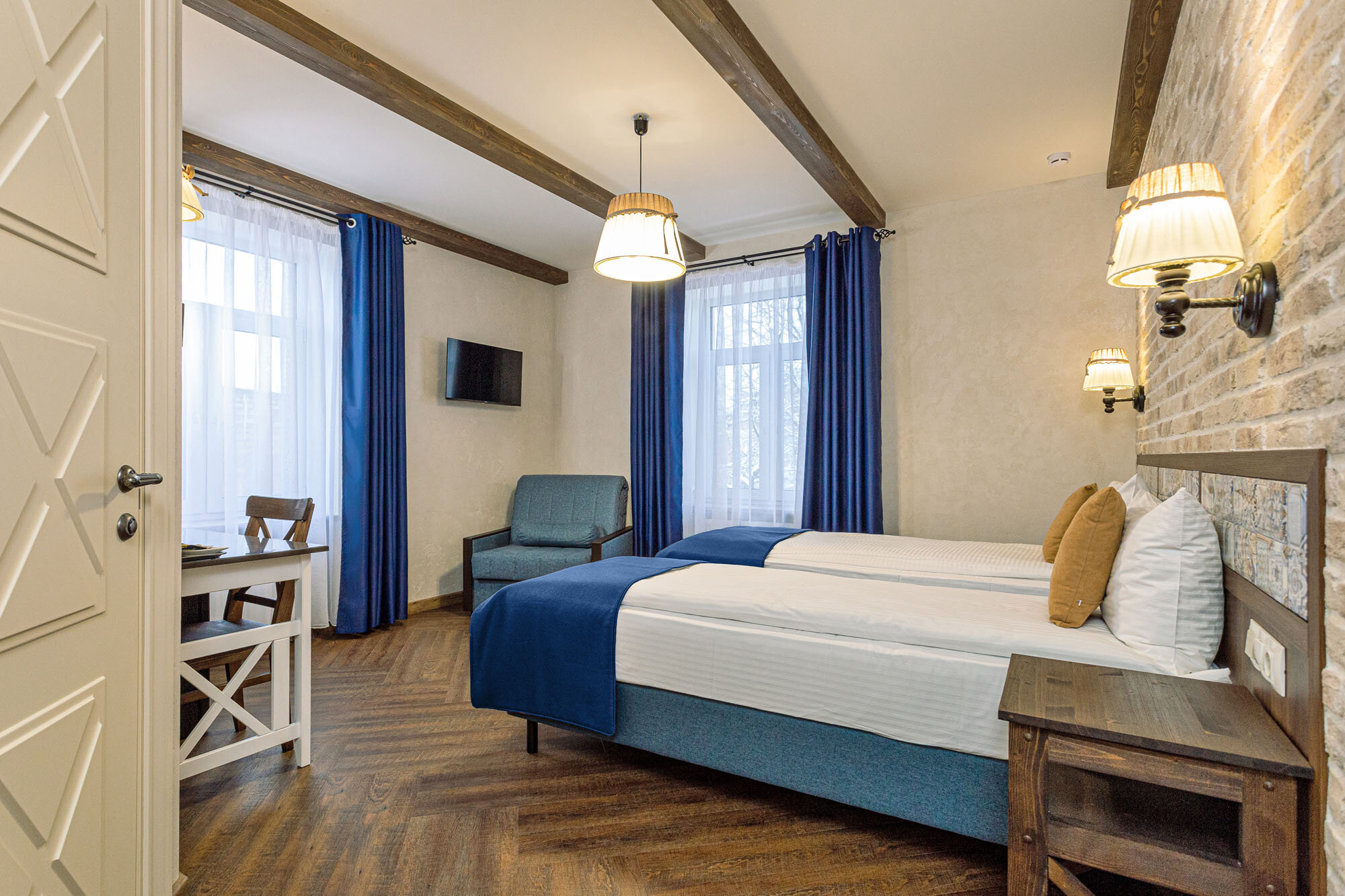 Стандартный двухместный номер с 1 кроватью или 2 отдельными кроватями