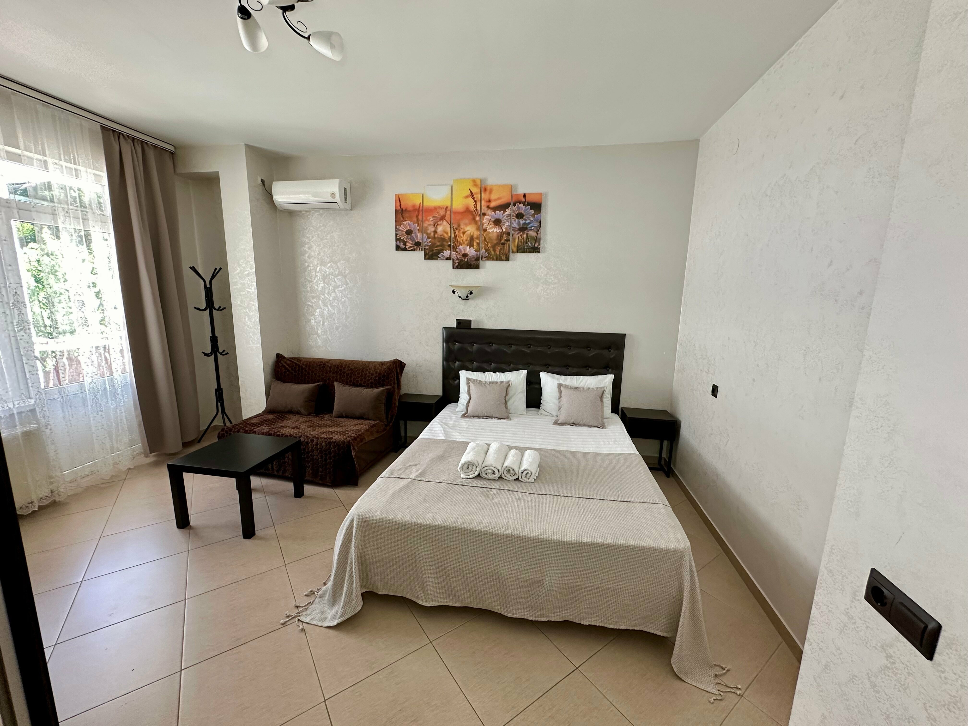 Двухместный номер Делюкс с 1 кроватью и балконом