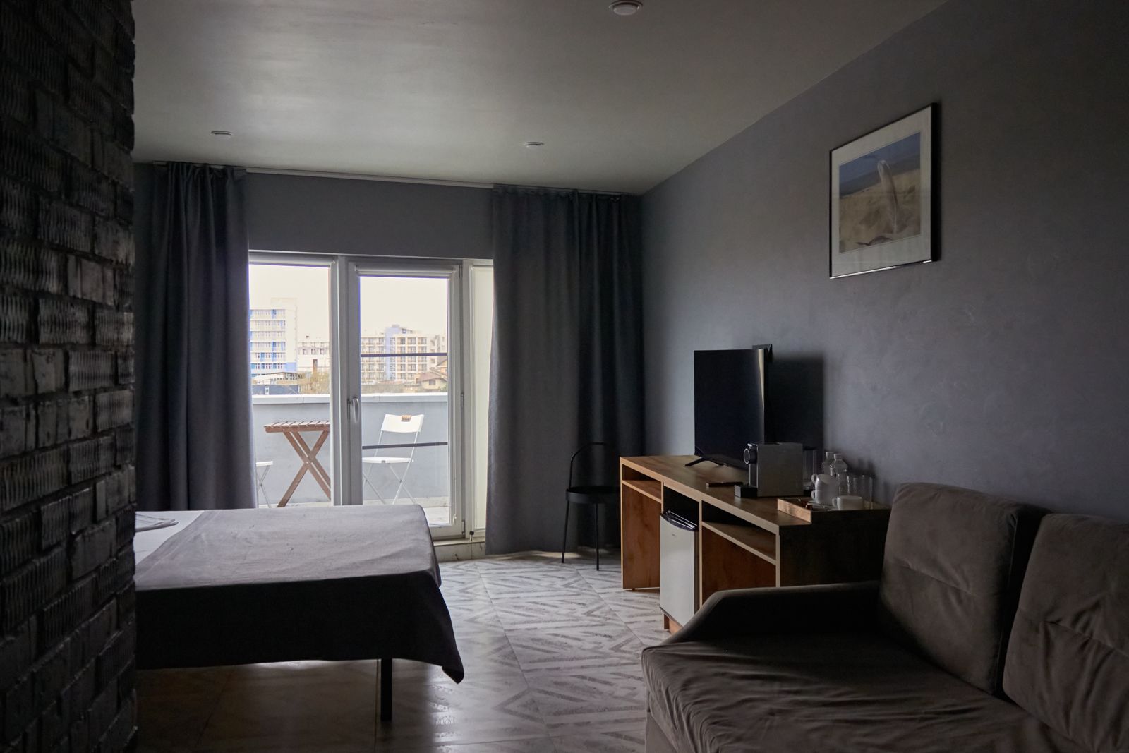 Трехместный номер с видом на море