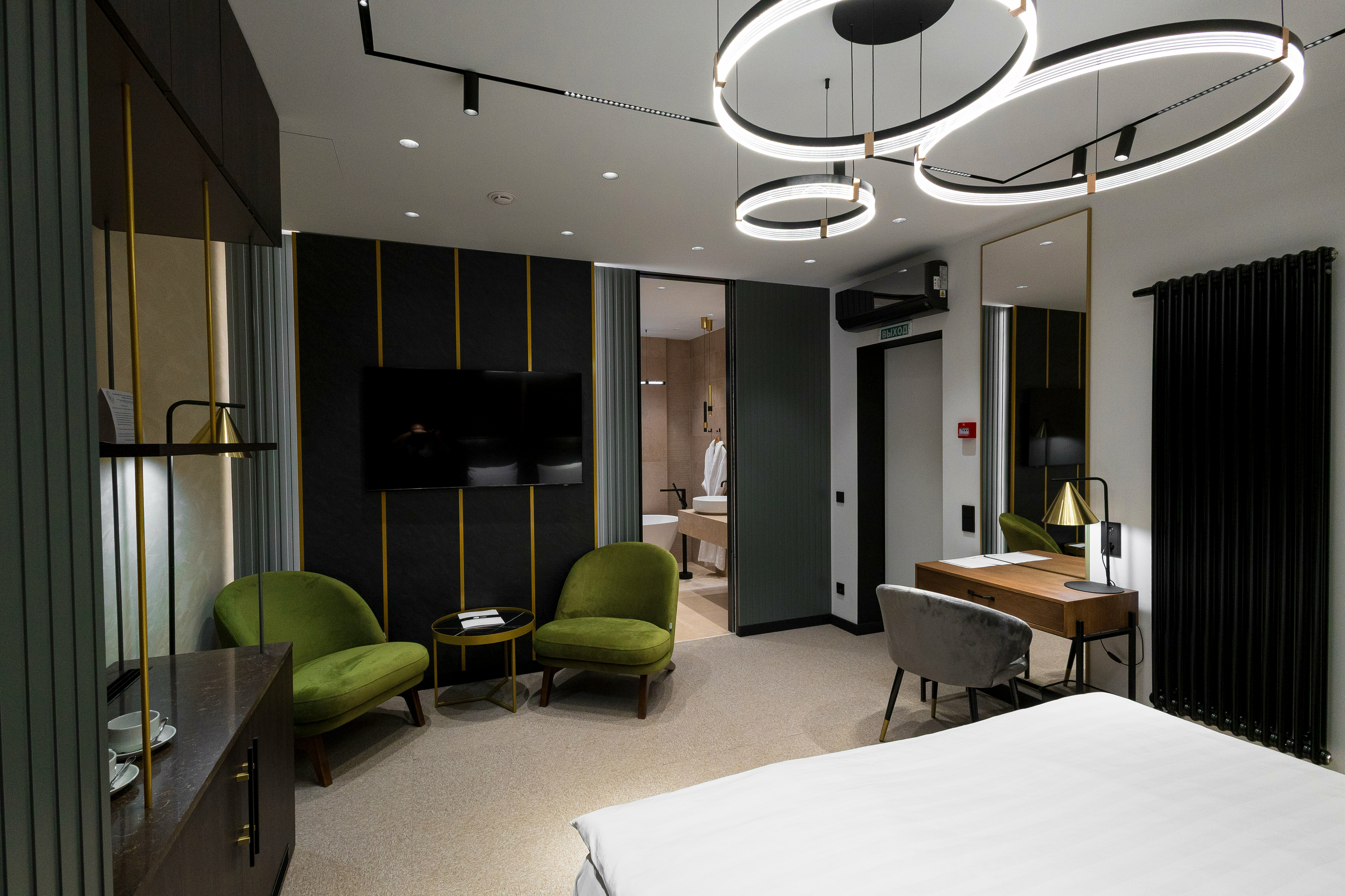 Двухместный номер с 1 кроватью и собственной ванной комнатой