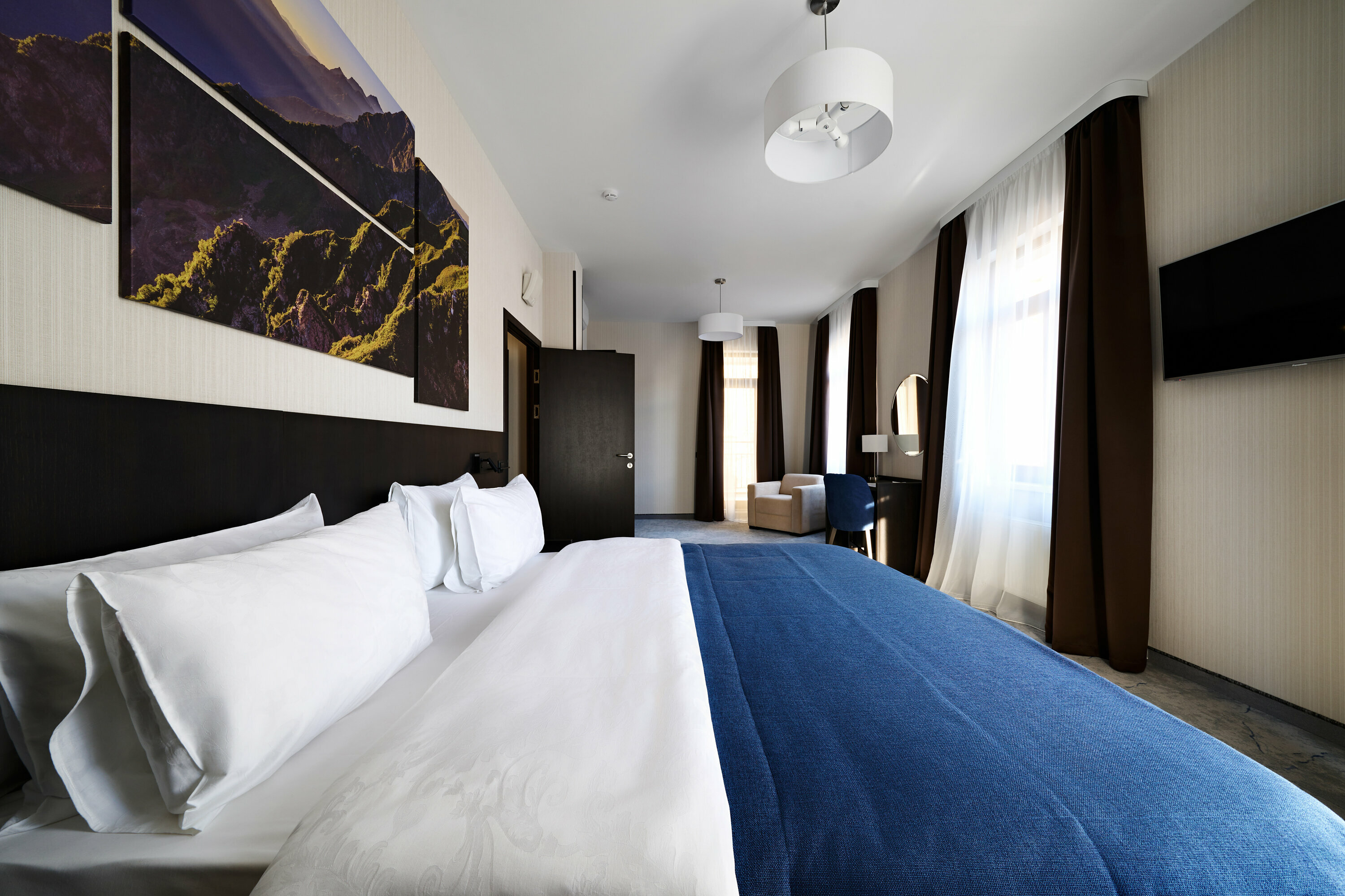 1-комнатные Апартаменты Делюкс с видом на озеро и балконом