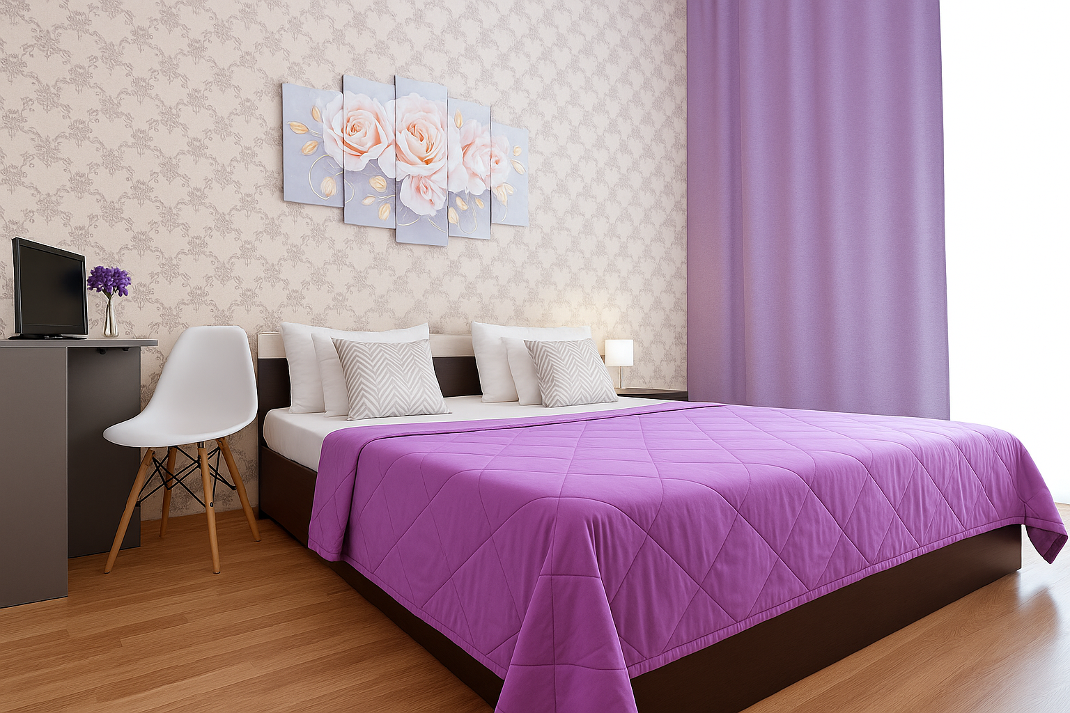 Cемейный номер с собственной ванной комнатой