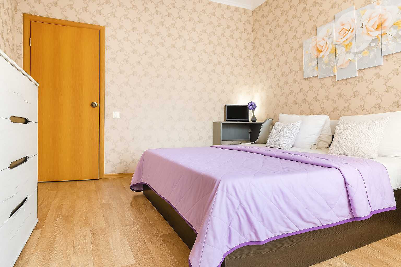 Cемейный номер с собственной ванной комнатой