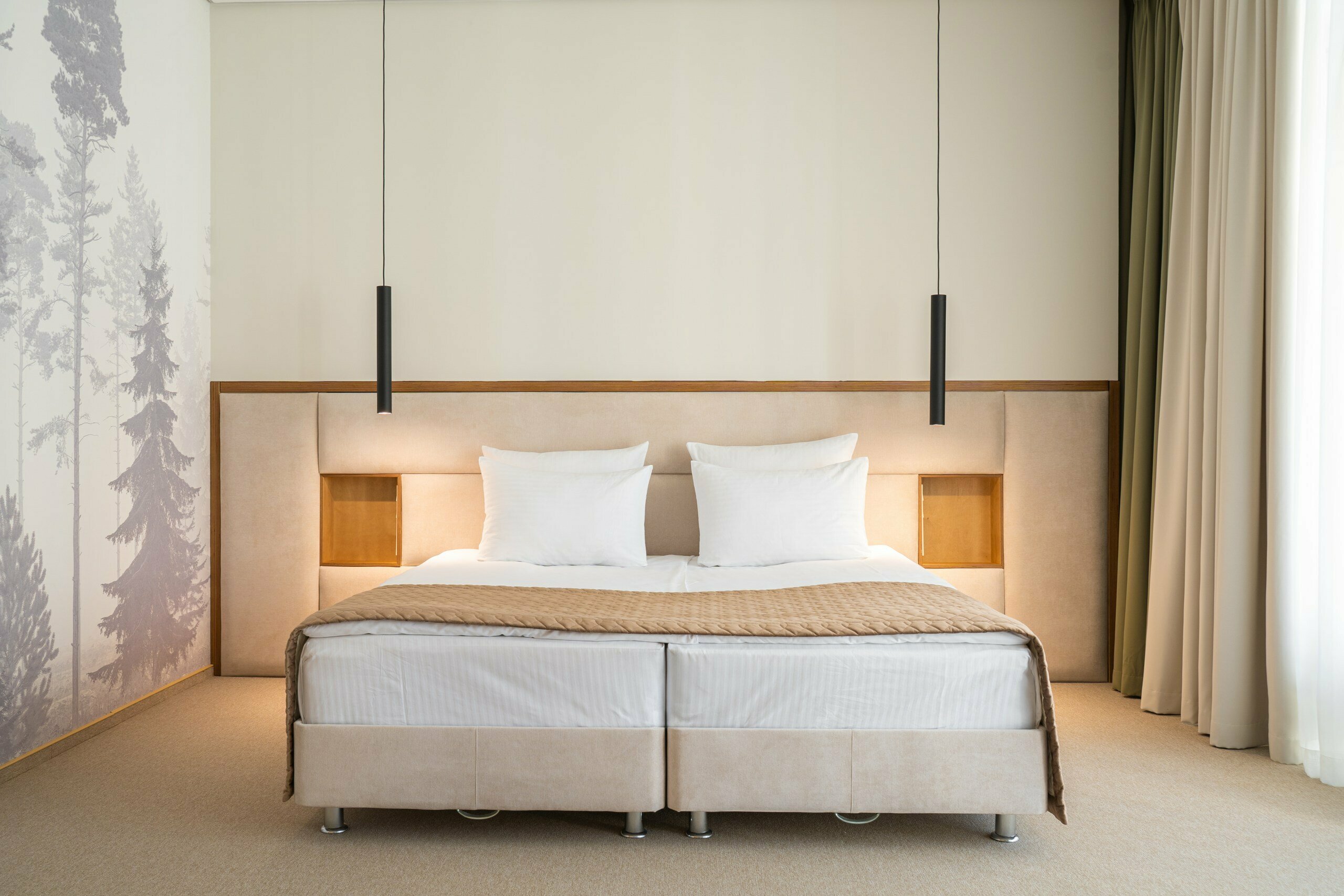 Двухместный номер с 1 кроватью или 2 отдельными кроватями и балконом