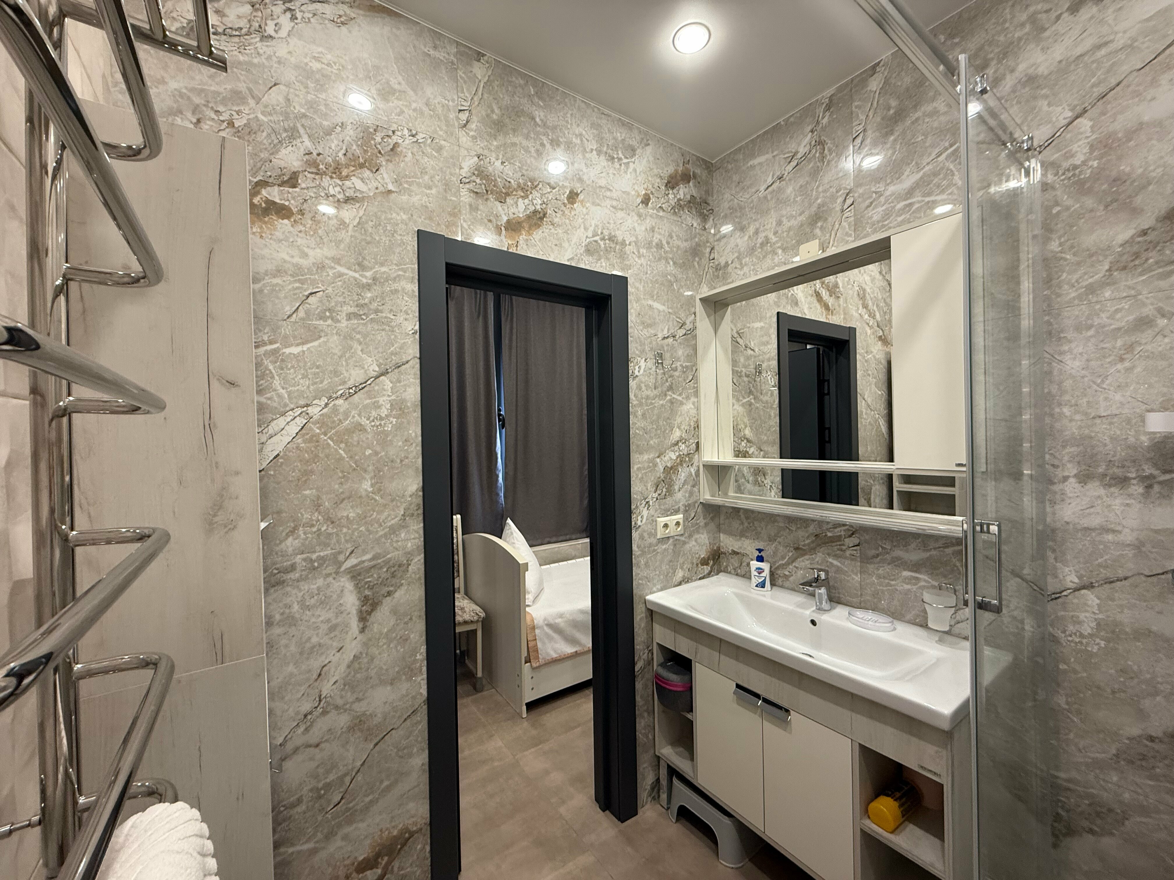 Семейный четырехместный номер с 3мя кроватями