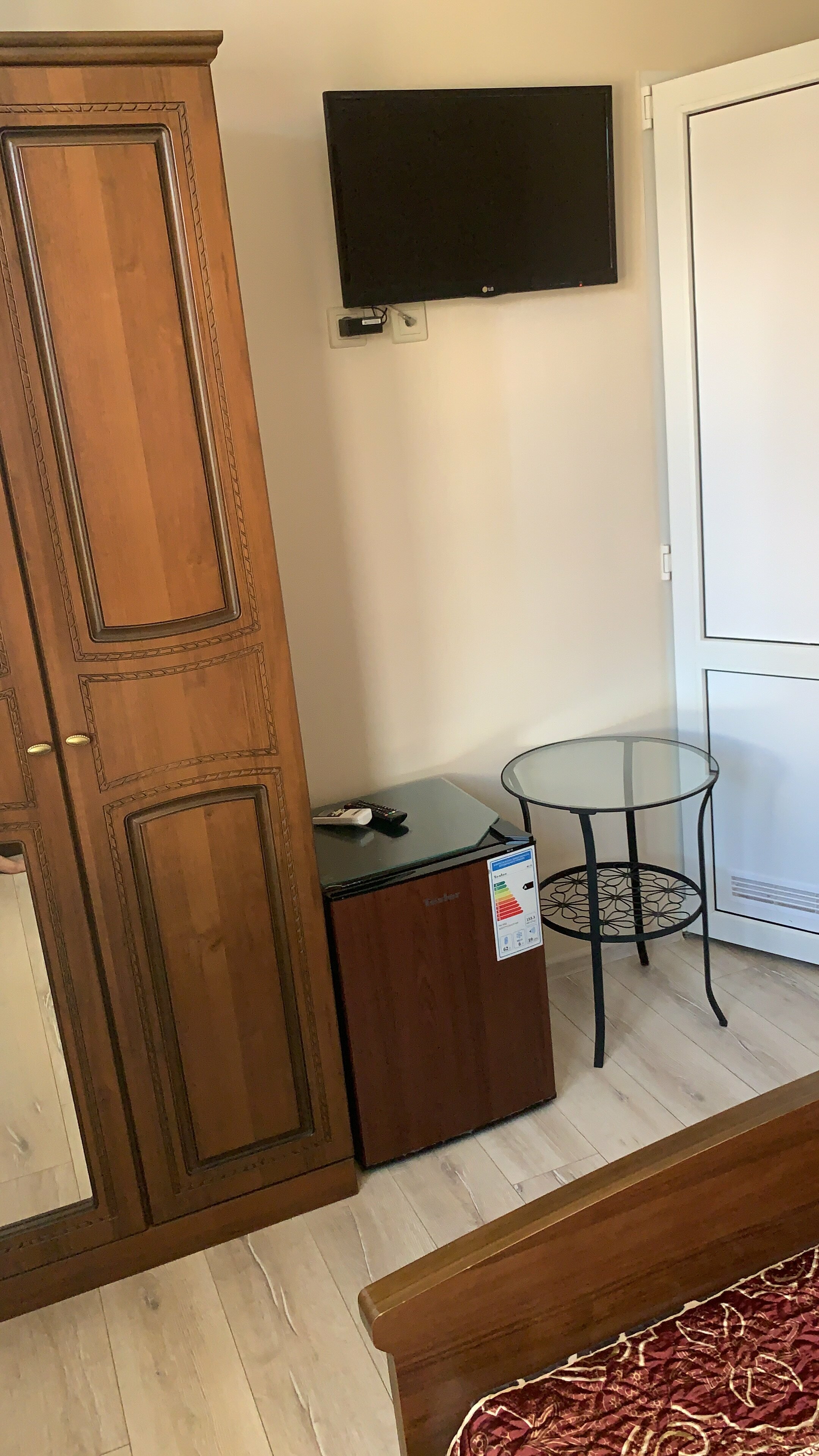 Двухместный номер с 1 кроватью и балконом