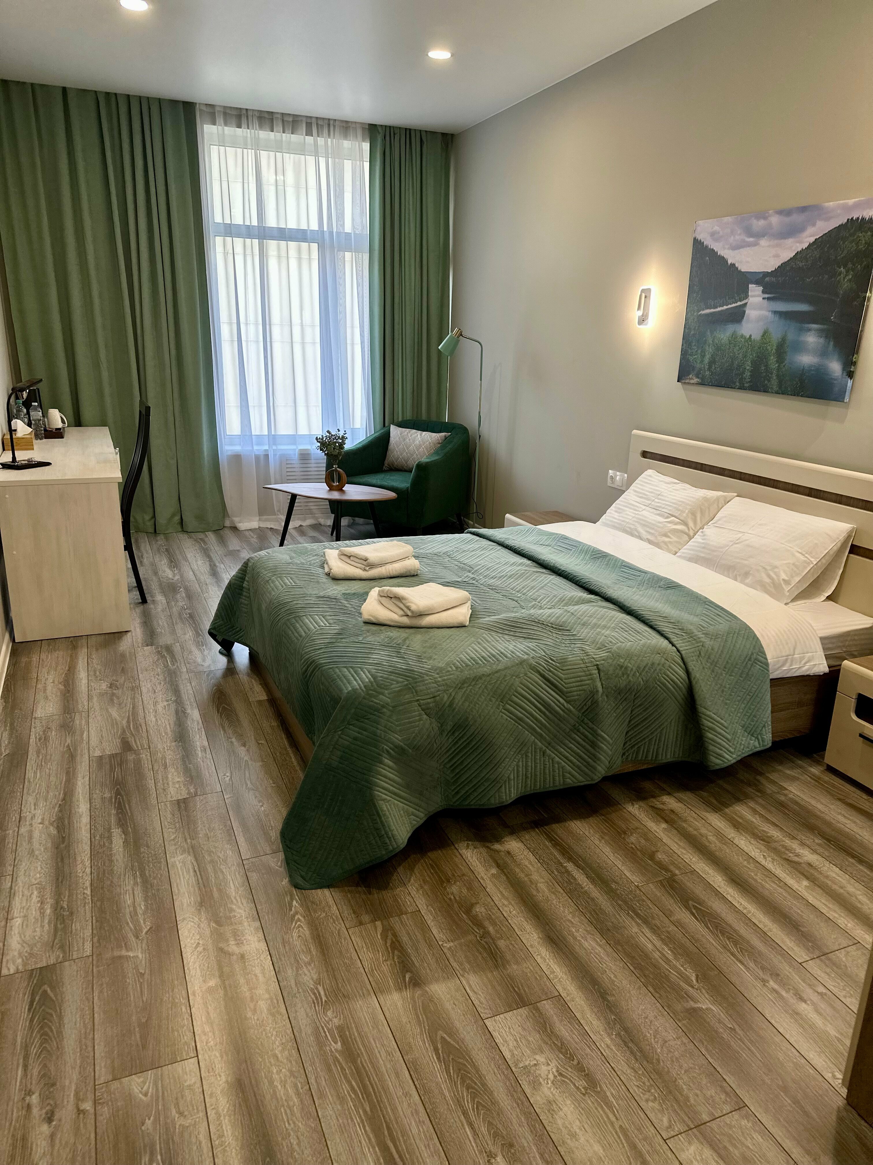 Номер 1 Двухместный номер Стандарт с одной кроватью и собственной ванной комнатой