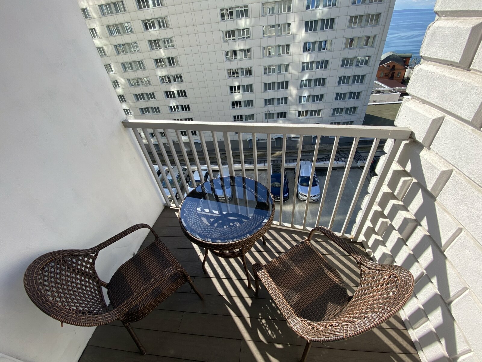 Трехместный номер с балконом