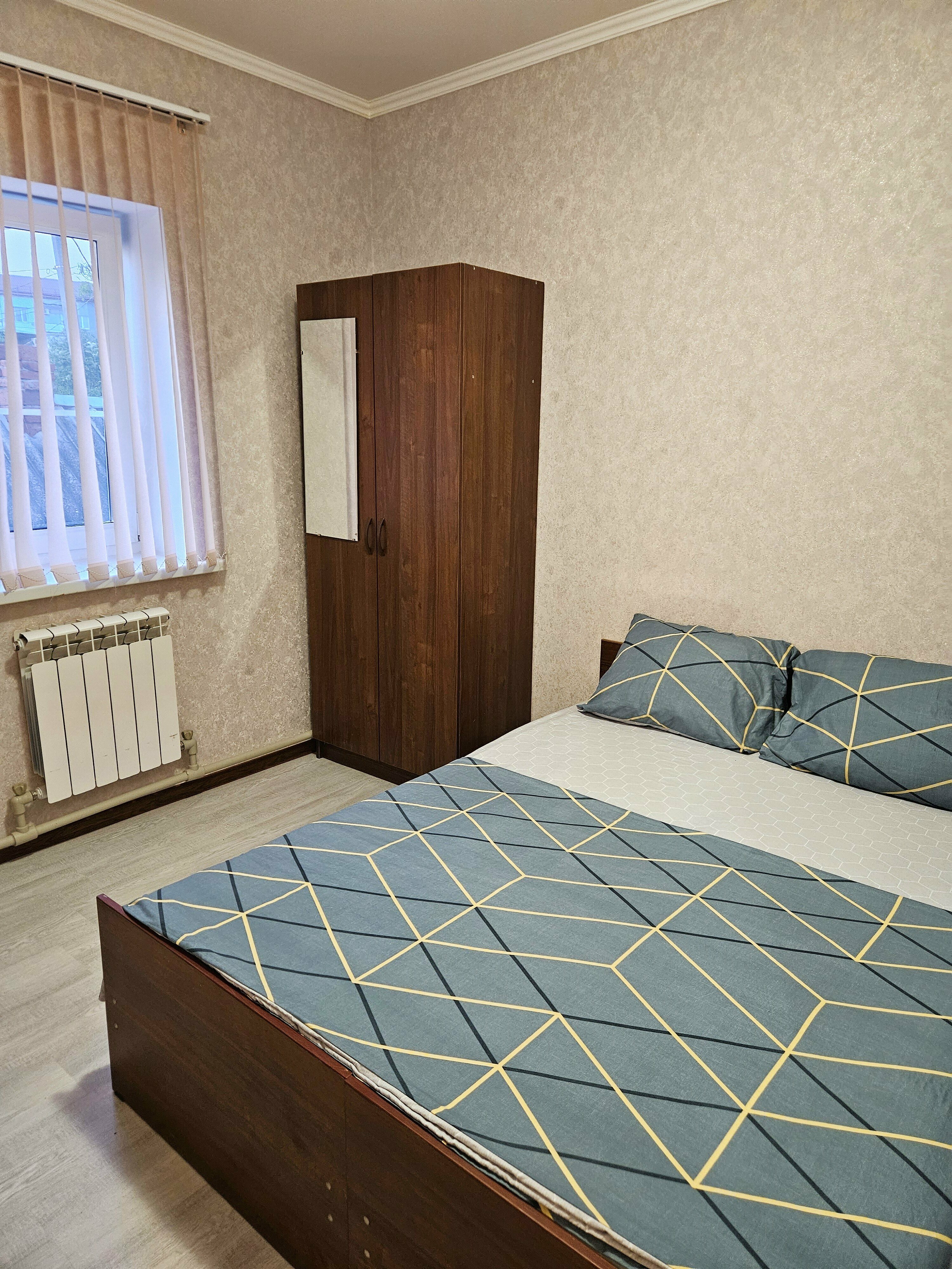 Двухместный номер с 1 кроватью или 2 отдельными кроватями и общей ванной комнатой