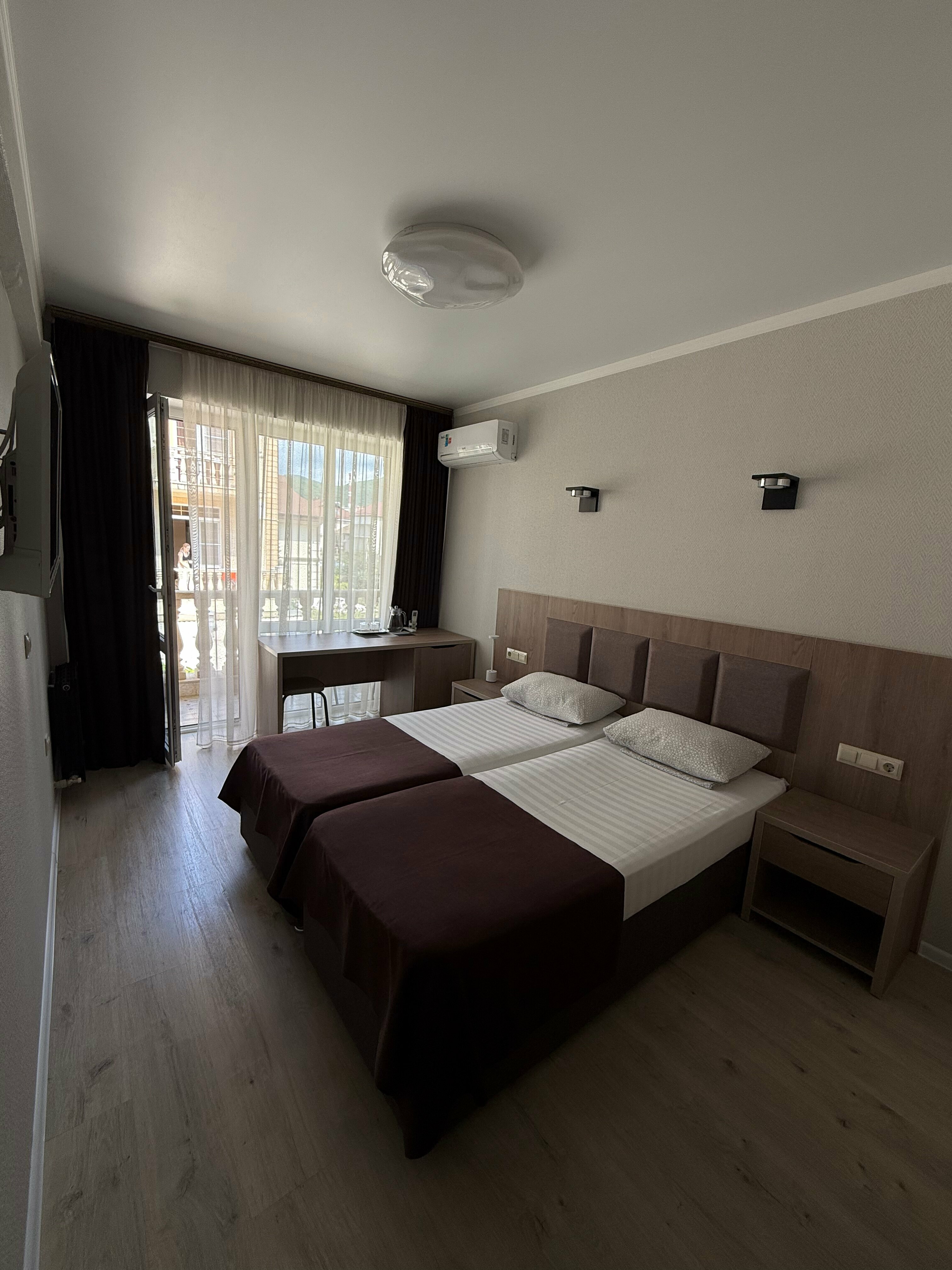 Двухместный номер Делюкс с 1 кроватью и балконом