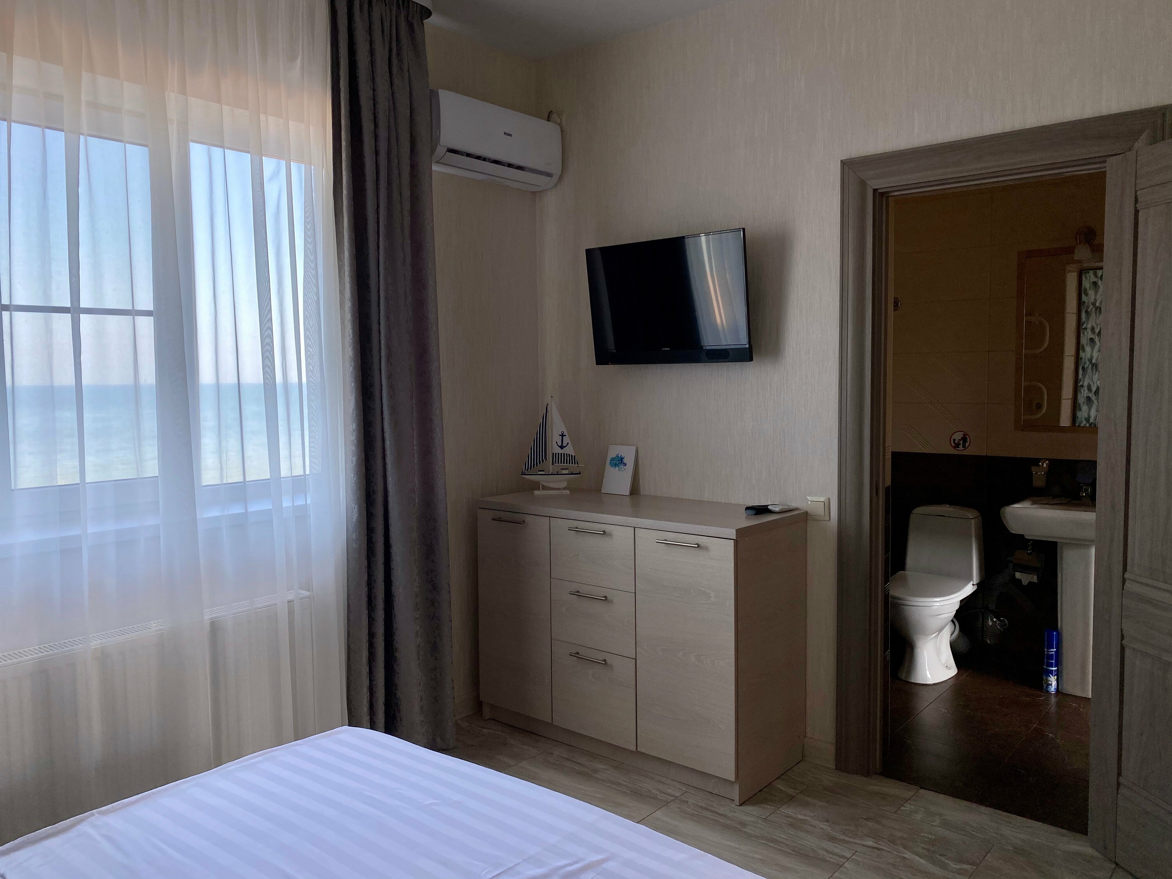 Делюкс с кухней и видом на море семейный