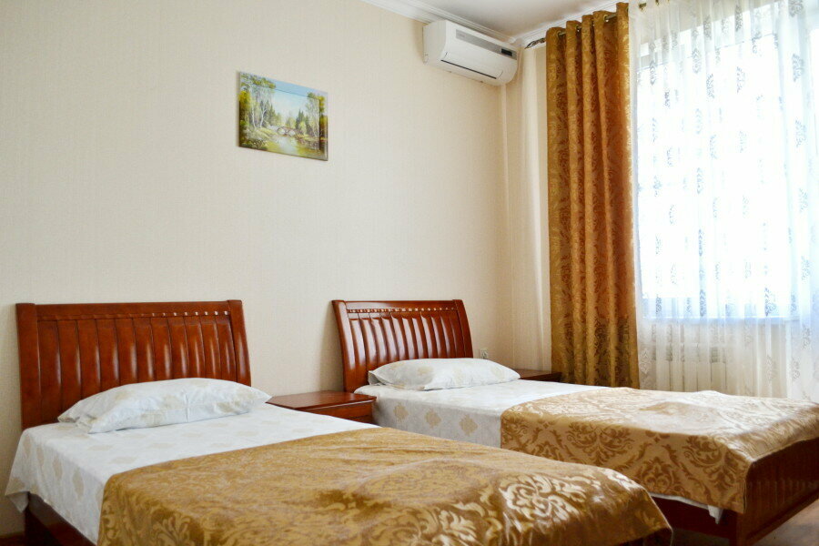 Двухместный номер с 2 отдельными кроватями и окном