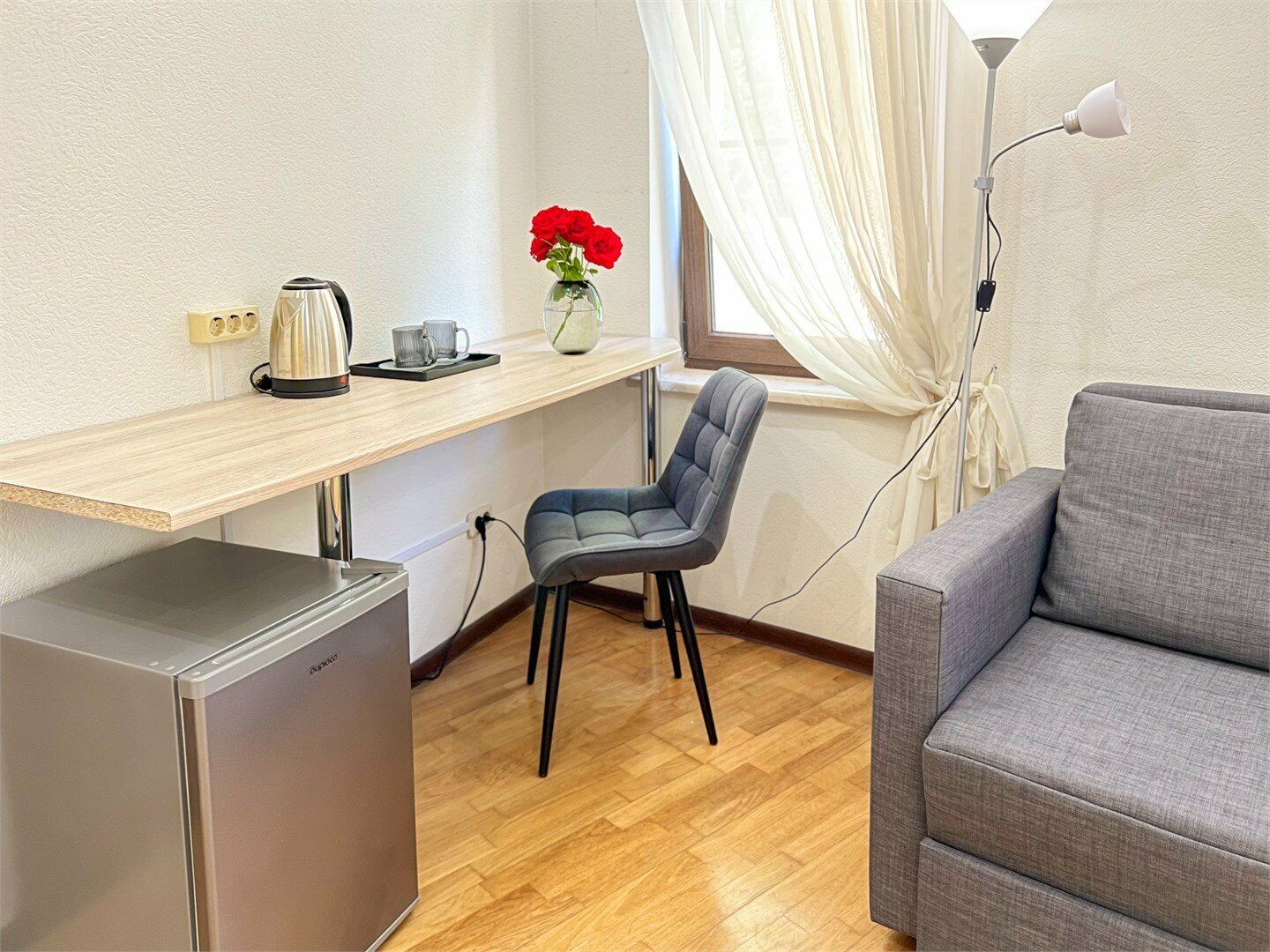 204 - Двухместная комната с кроватью размера "king-size". Собственная ванная комната