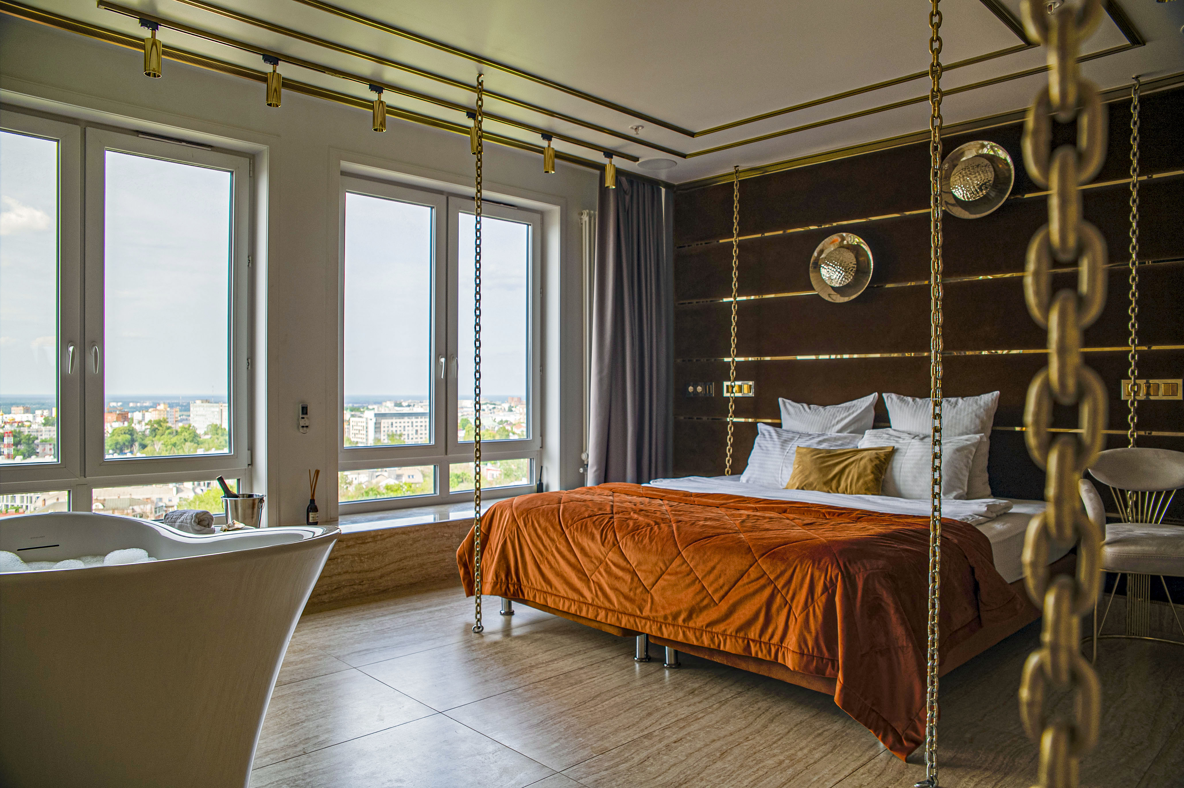 с гидромассажной ванной