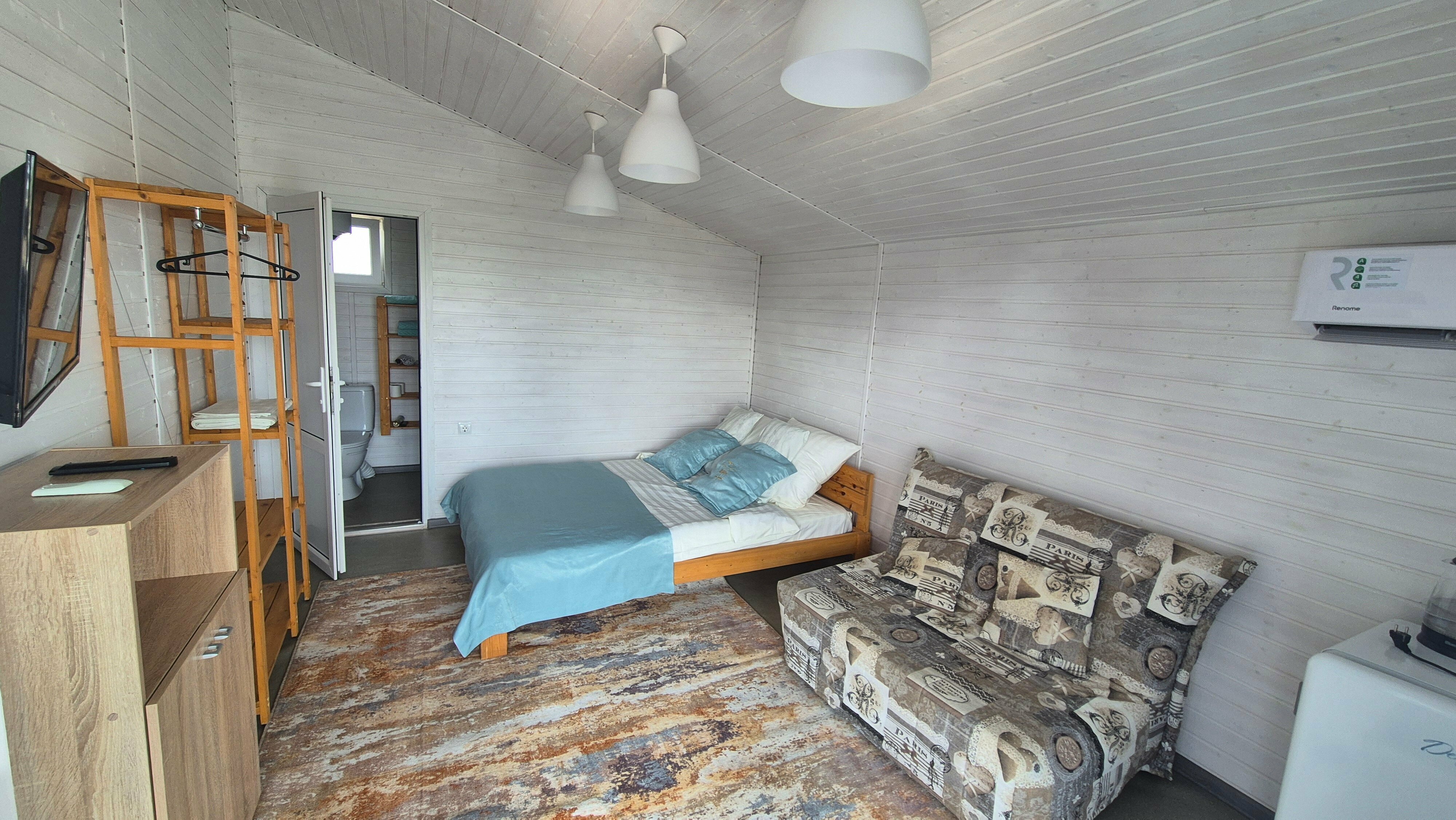 Двухместный номер Делюкс с 1 кроватью и балконом