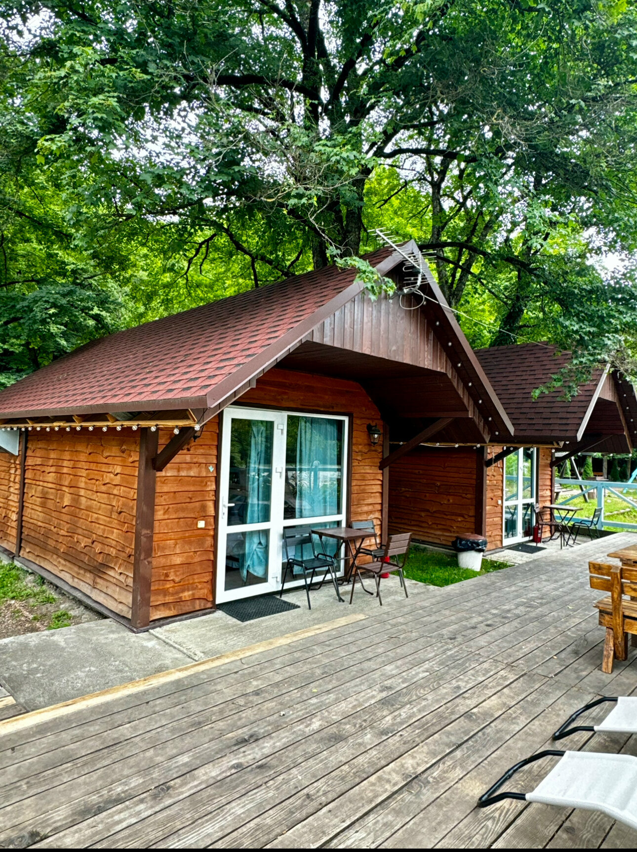 Бунгало  с видом на реку и горы