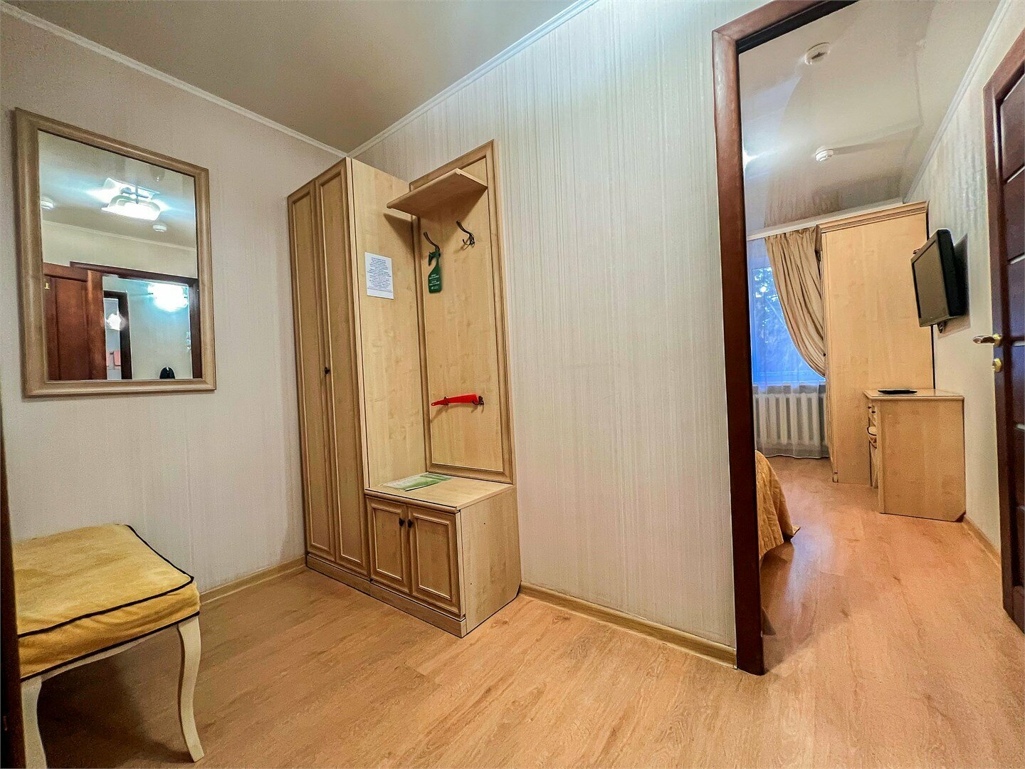 Комната 8 м2 в двухкомнатном номере