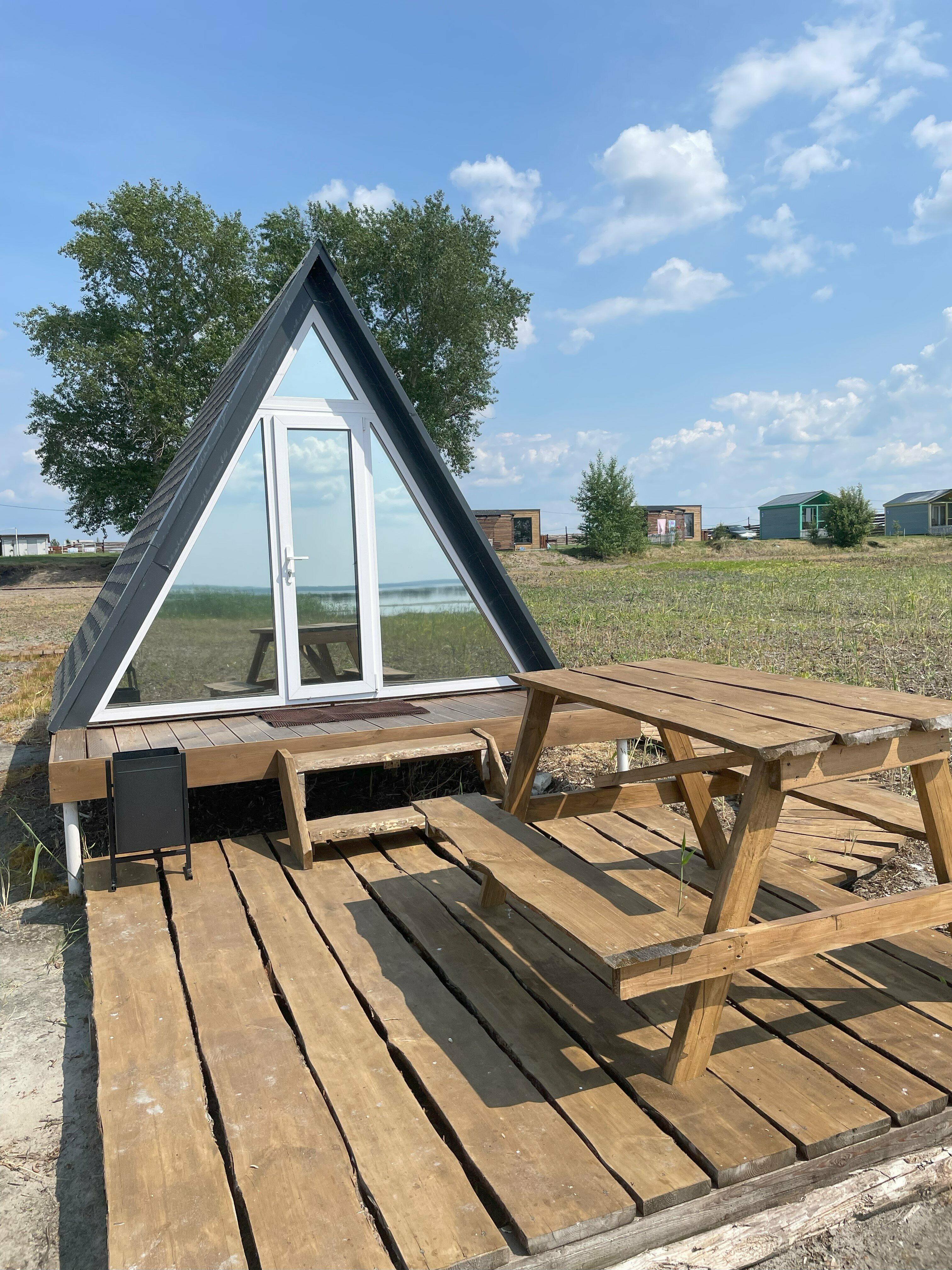 Двухместный номер с 1 кроватью и видом на озеро