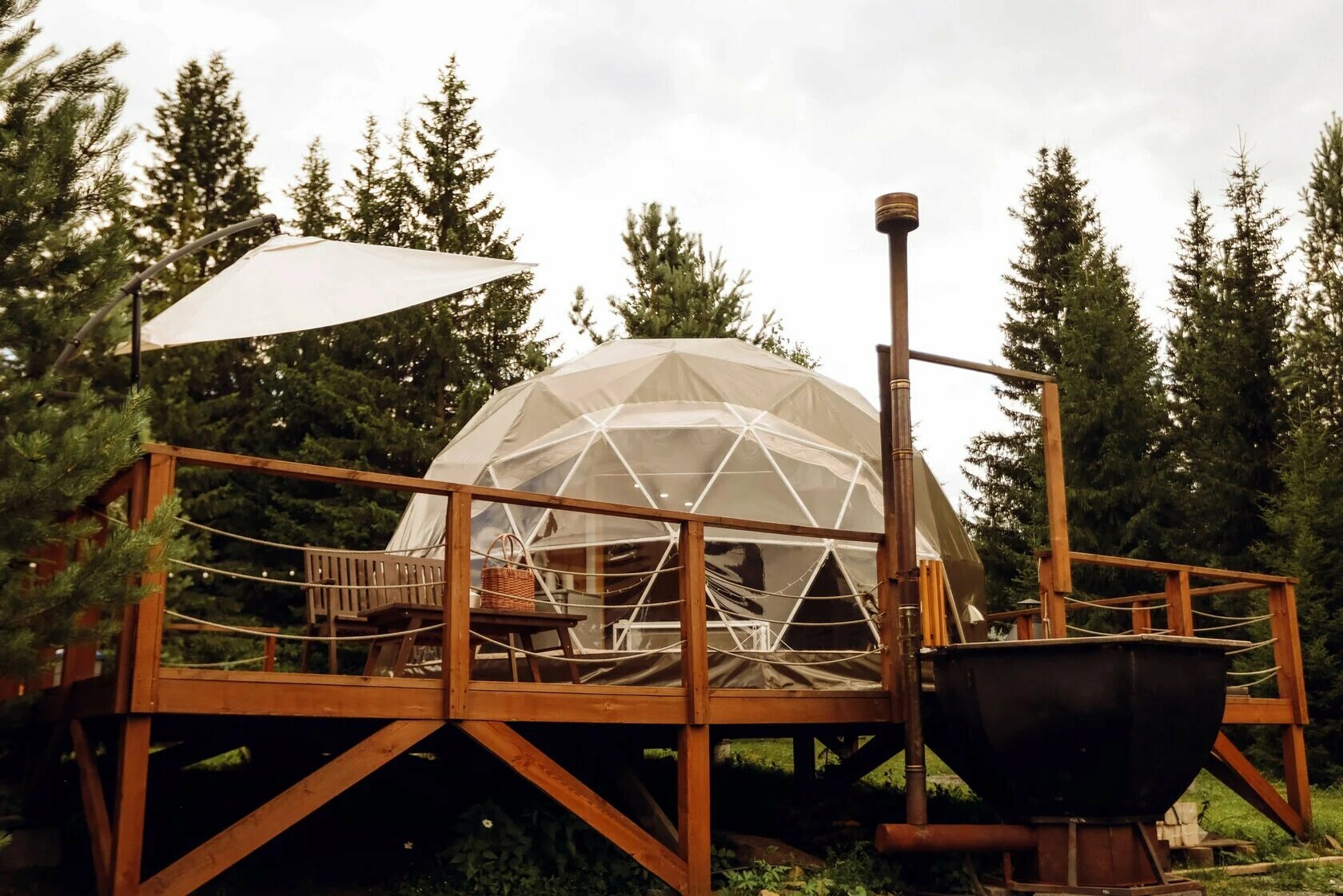 Шатер над ёлкой