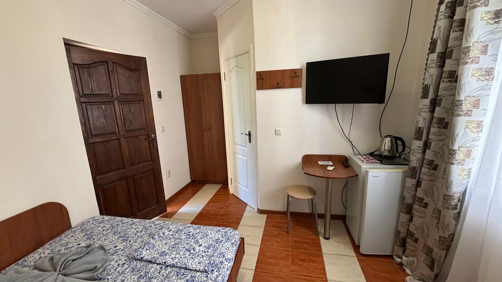 Двухместный номер с 1 кроватью и террасой