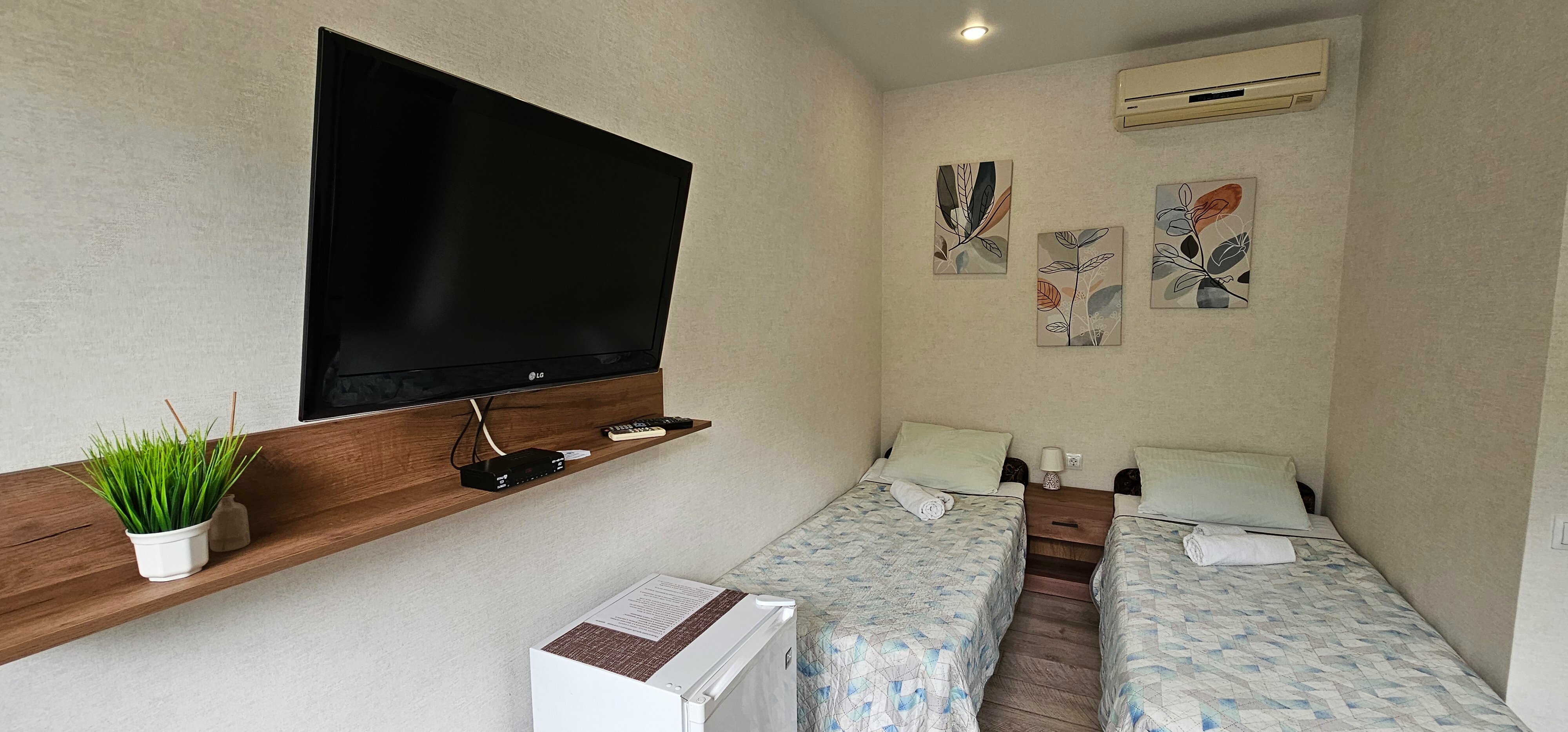 Стандартный двухместный номер с 1 кроватью или 2 отдельными кроватями и балконом