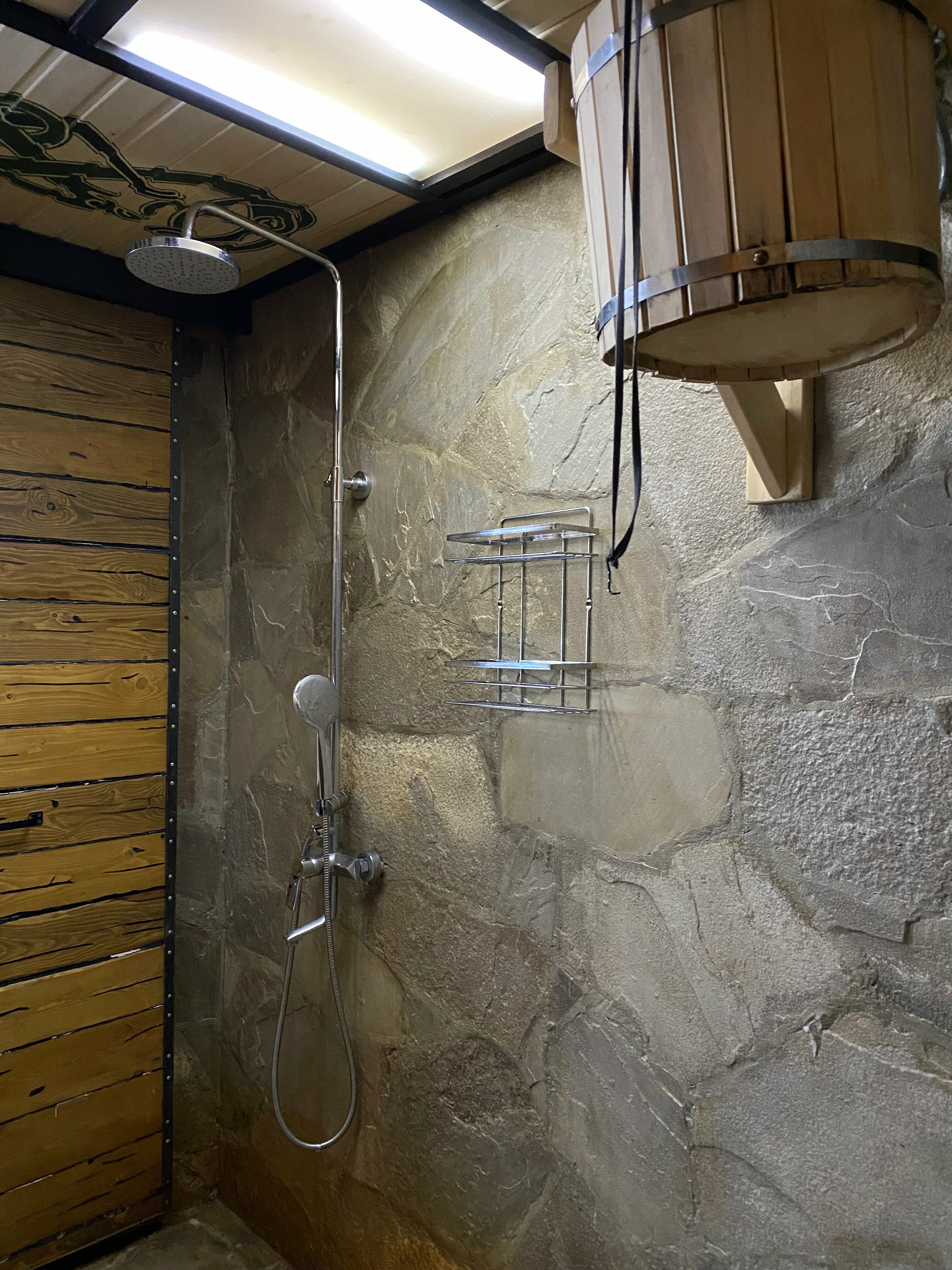 Дом Черный Викинг с баней на дровах и мангальной зоной