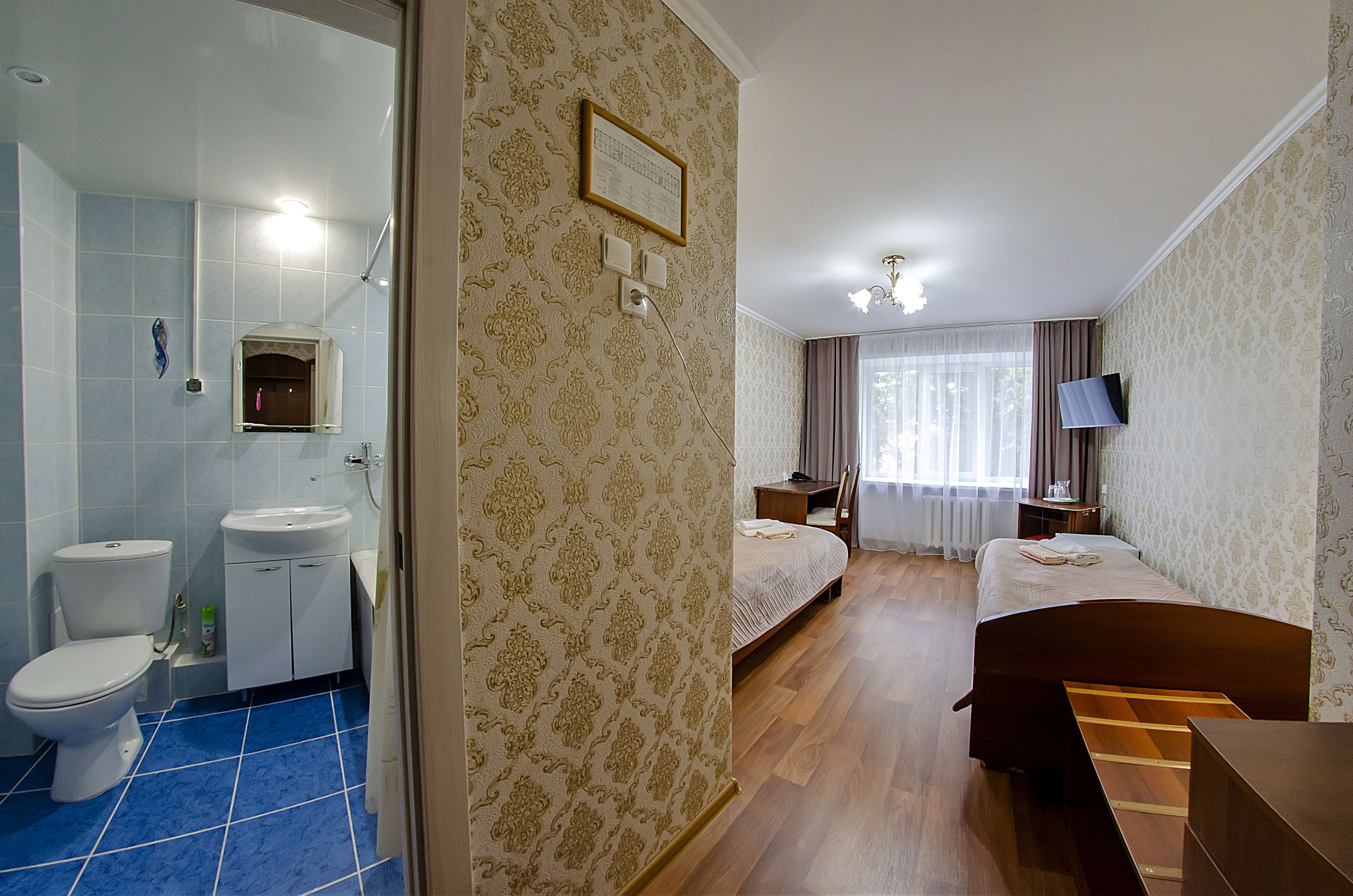 1 категория стандарт двухместный  (с 2 мя раздельными кроватями)