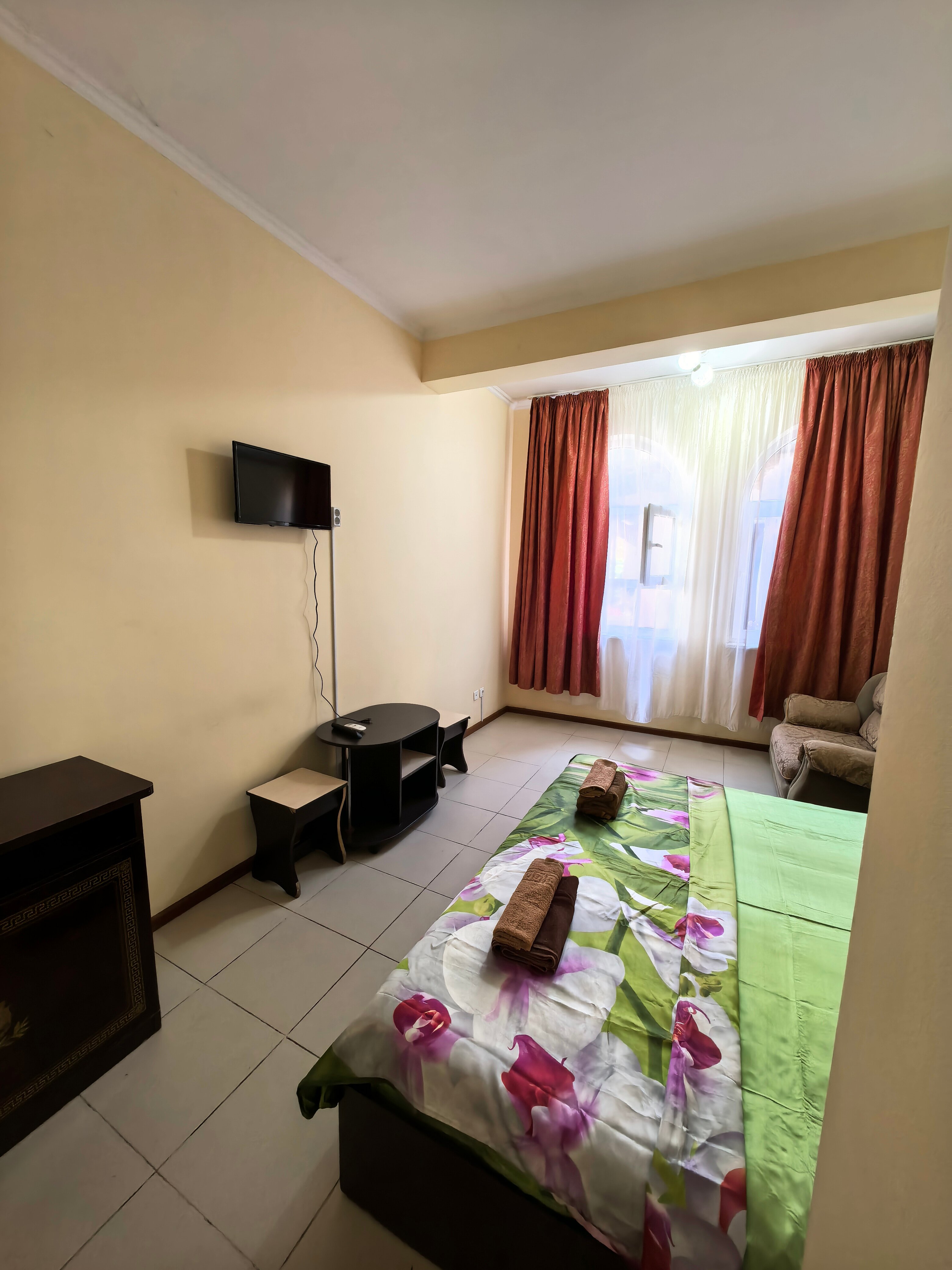 3х местный стандарт ( двуспальная кровать и диван)