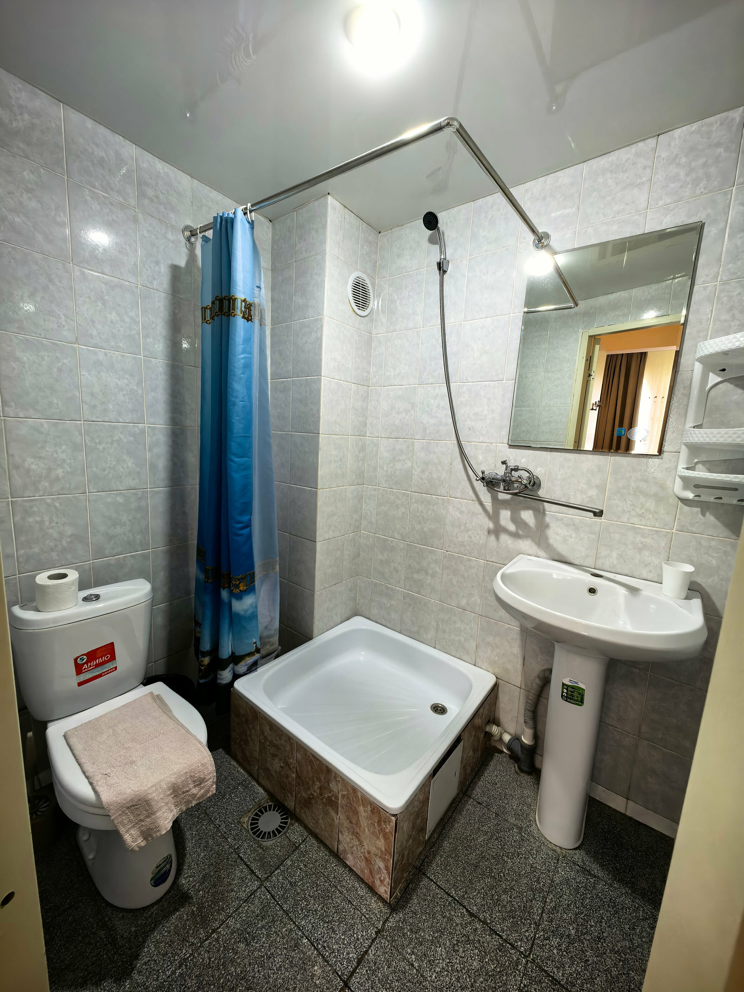 3х местный стандарт ( двуспальная кровать и диван)