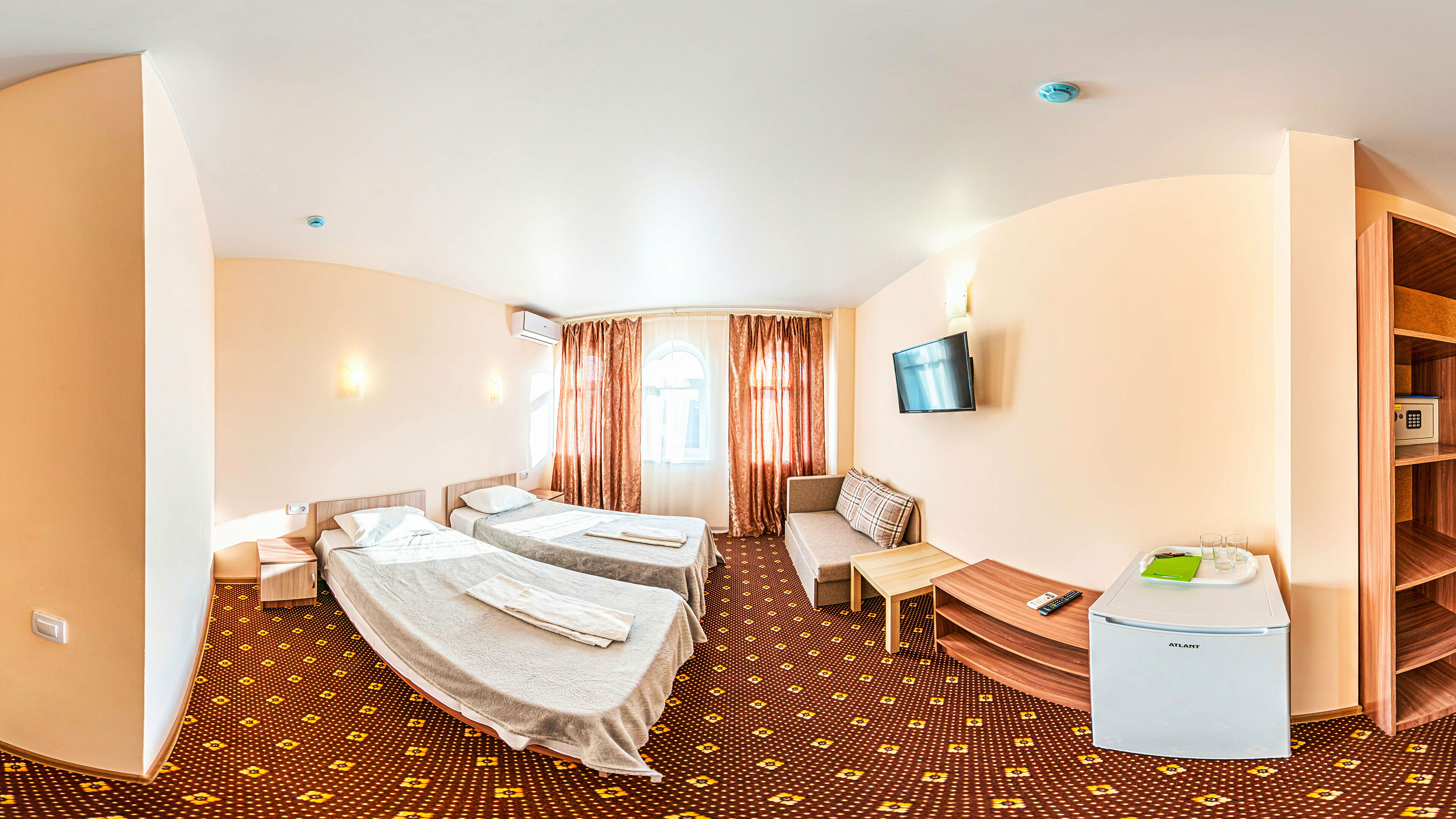 Стандартный двухместный номер с 1 кроватью или 2 отдельными кроватями